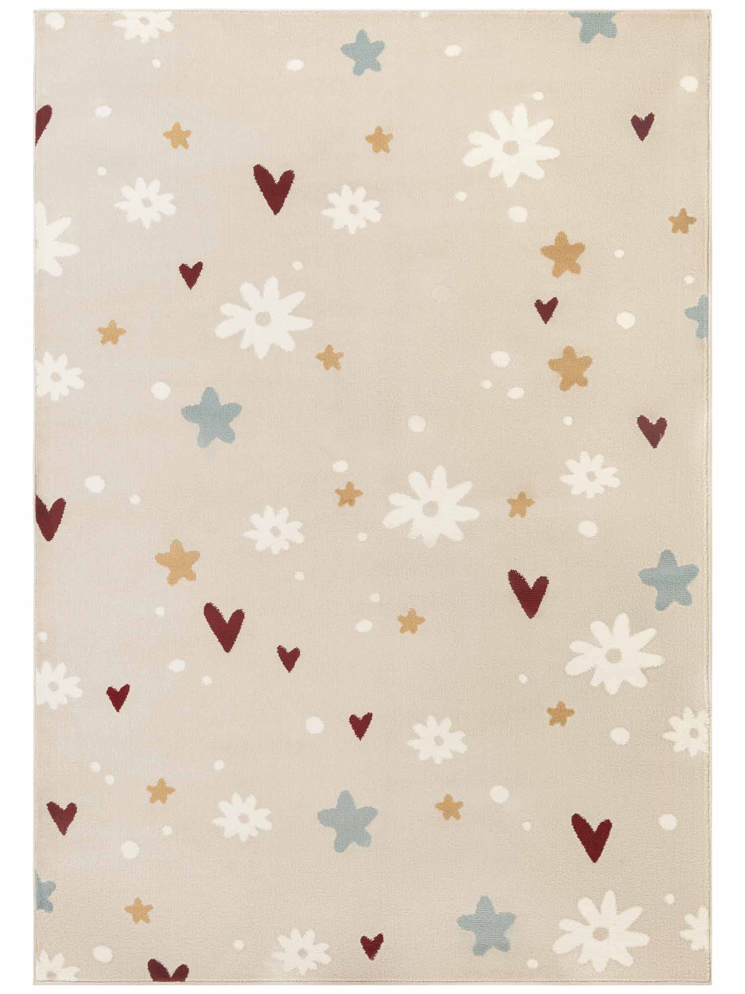 EVENTYR BØRNETÆPPE AMORI, BEIGE MULTI