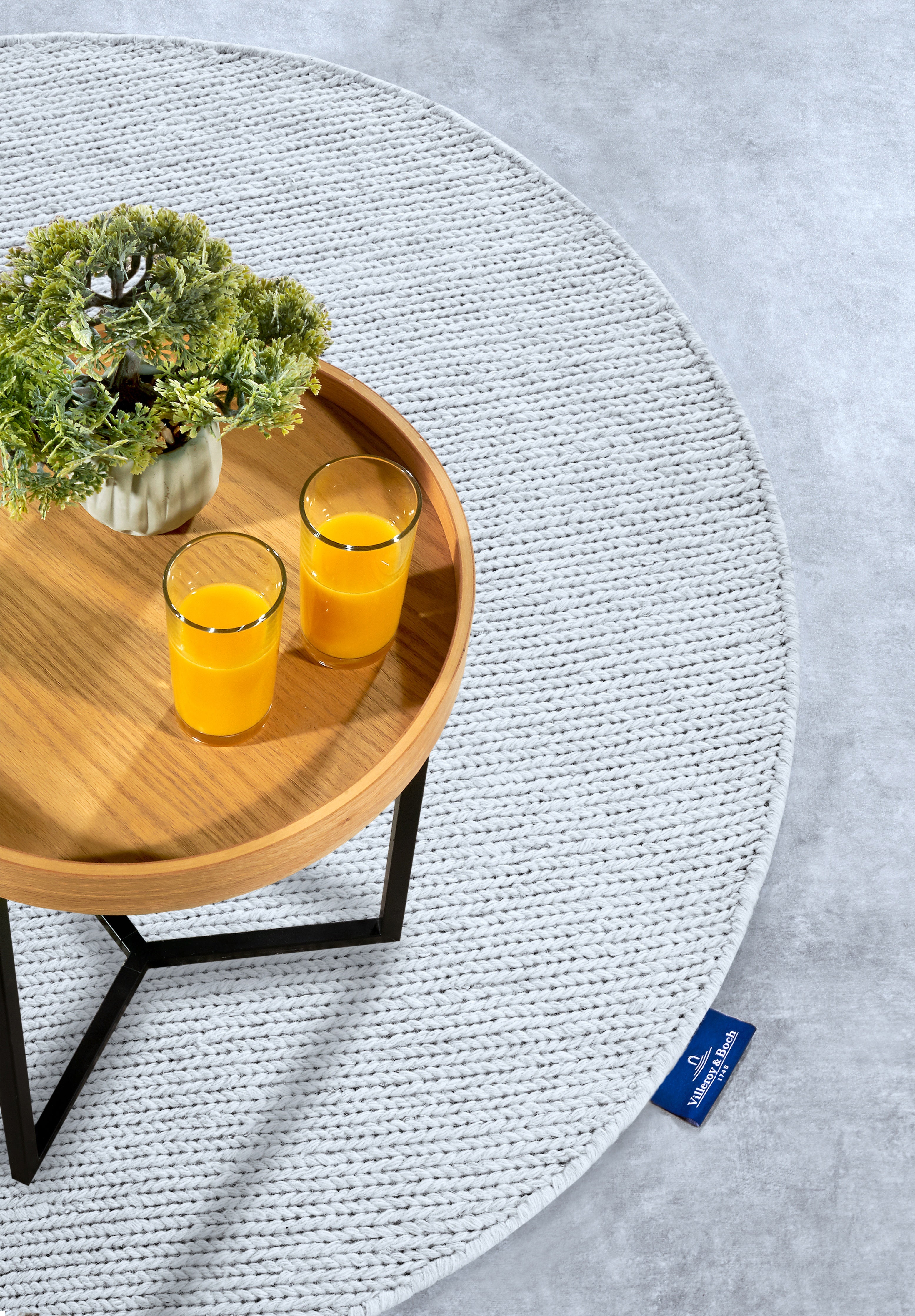 VILLEROY & BOCH 106048 ULD TÆPPE  FRANCOIS NATURLIG HVID