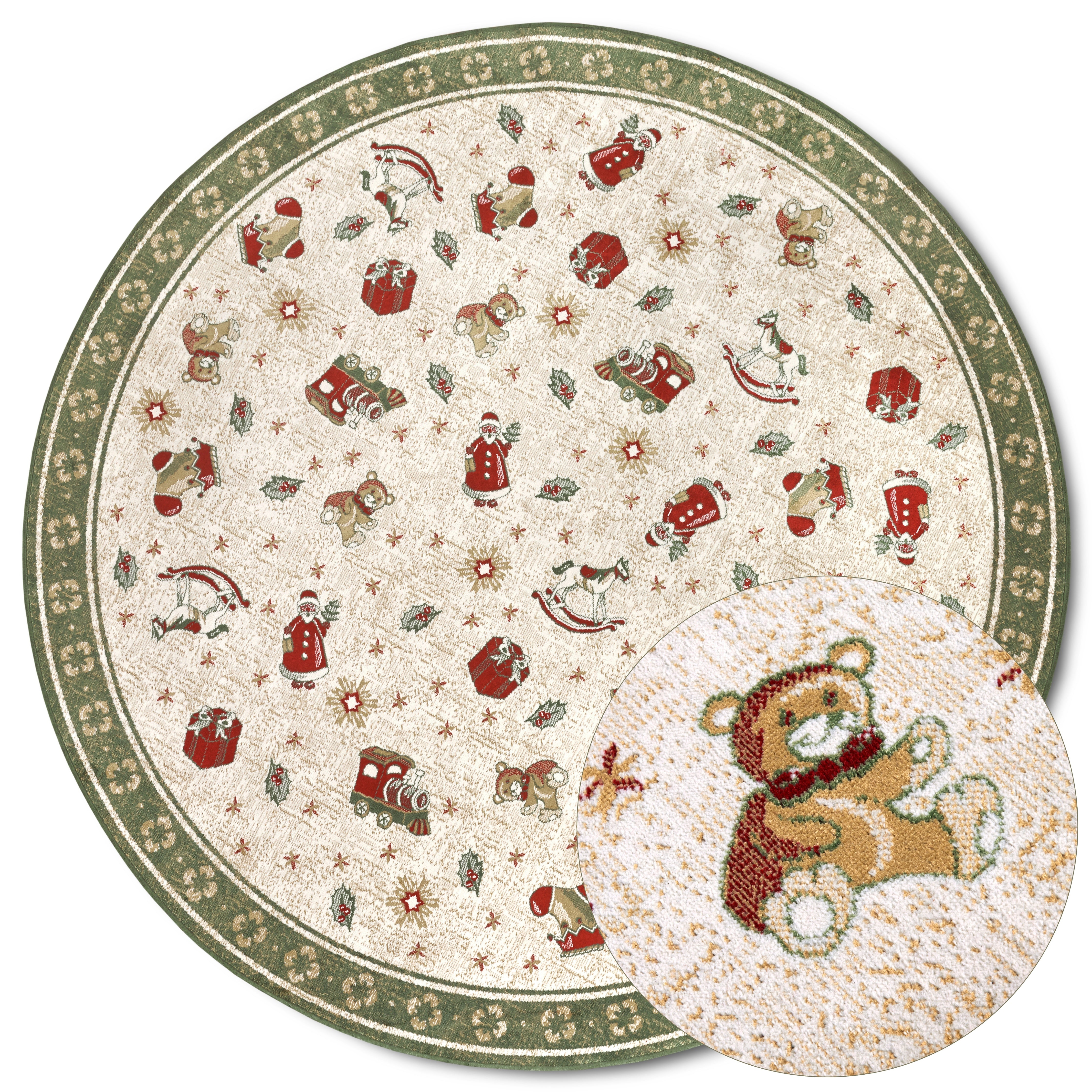 VILLEROY & BOCH TOY'S DELIGHT JULETÆPPE, 106218 GRØN-MULTI