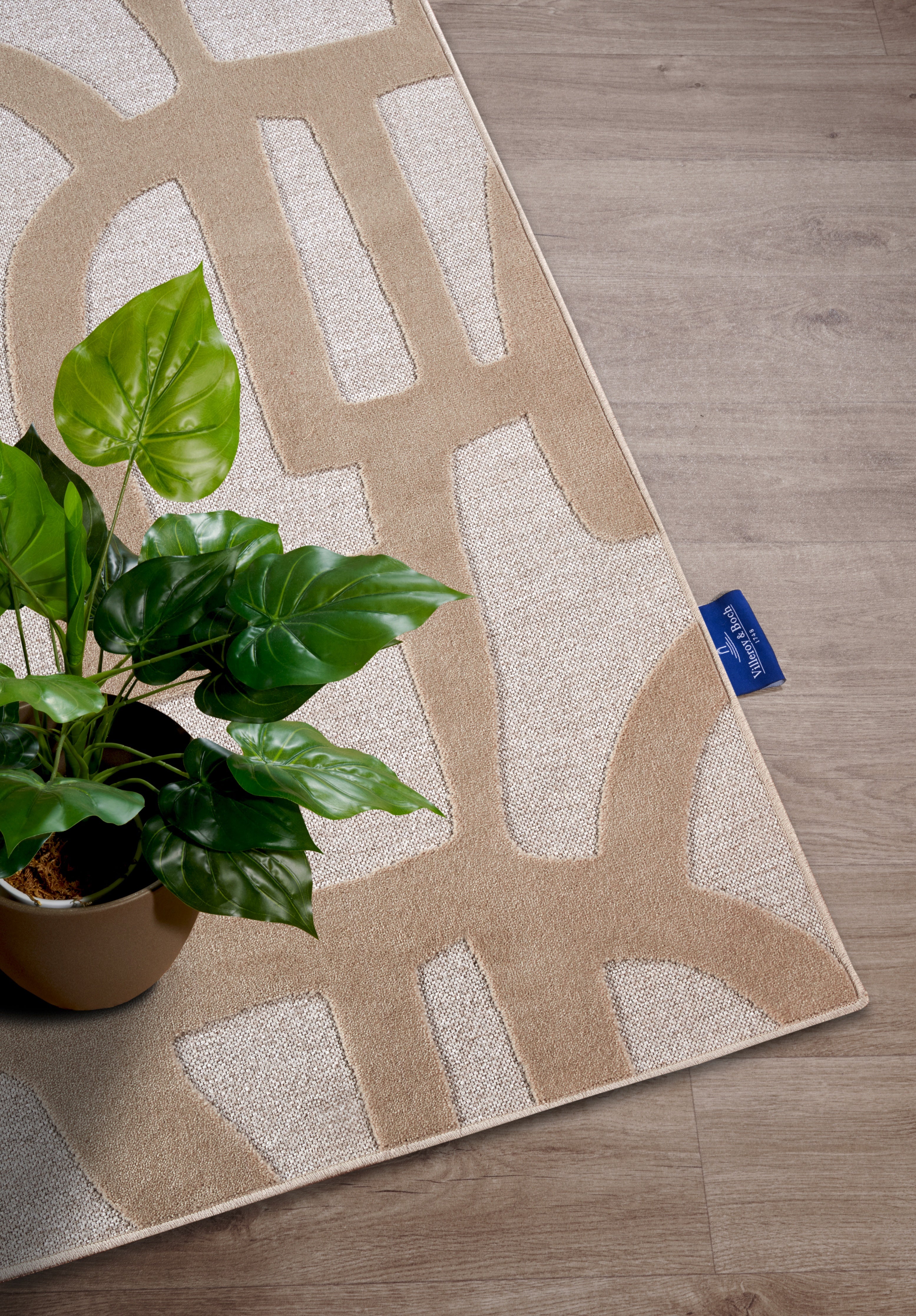 VILLEROY & BOCH 106144 HØJ-LAV LUV TÆPPE, THERESE CREME