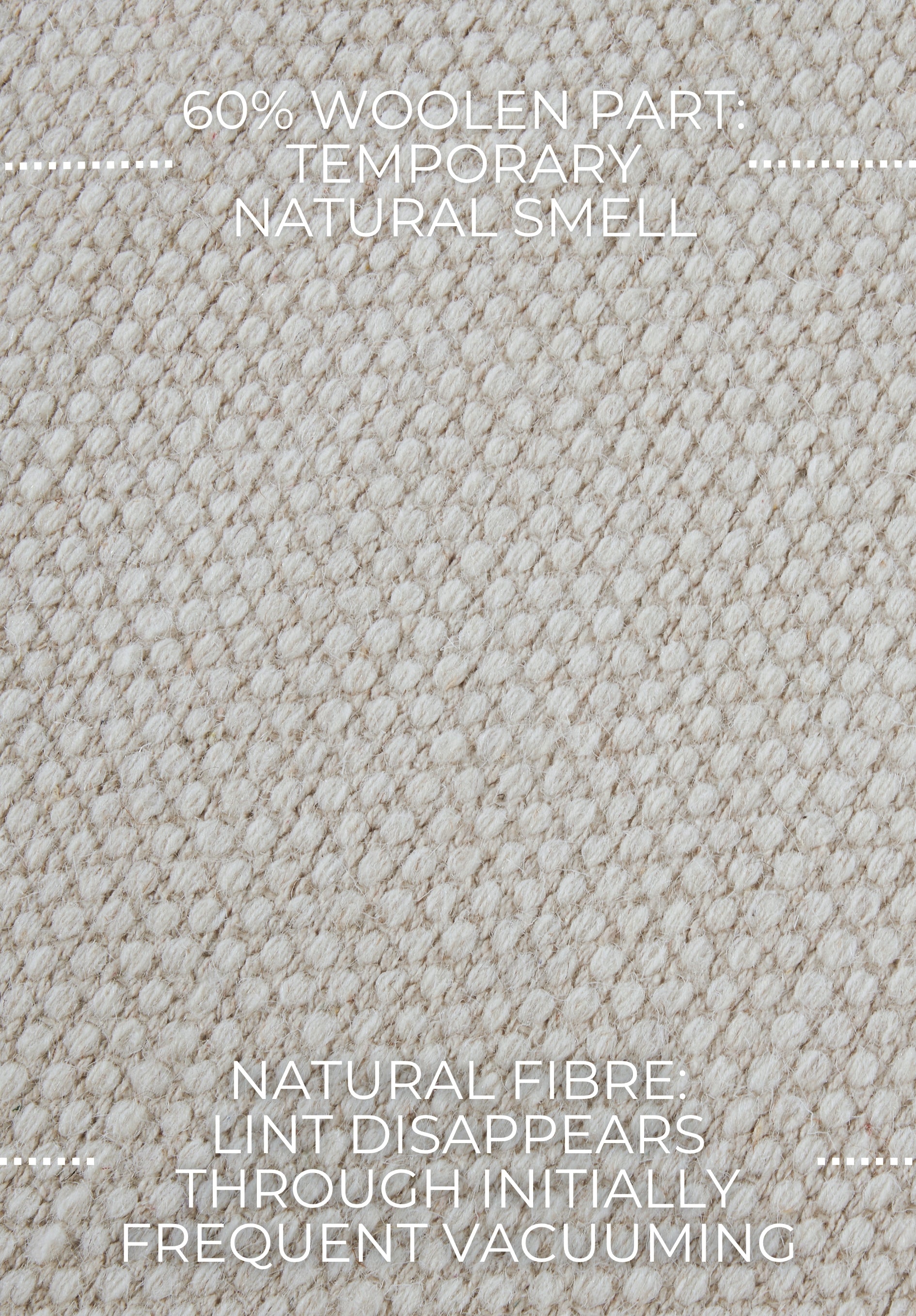 DELHI TÆPPE NATURHVID - 106052