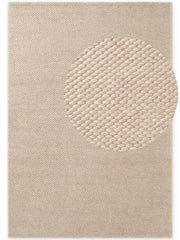 ELLE DECORATION LYON ULDTÆPPE, BEANS NATURLIG BEIGE