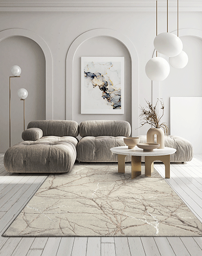 CREATION MODERNE TÆPPE, 50055 260 CREME
