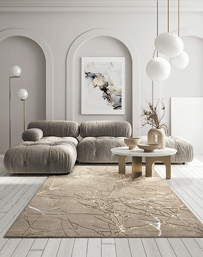 CREATION MODERNE TÆPPE, 50055 270-BEIGE