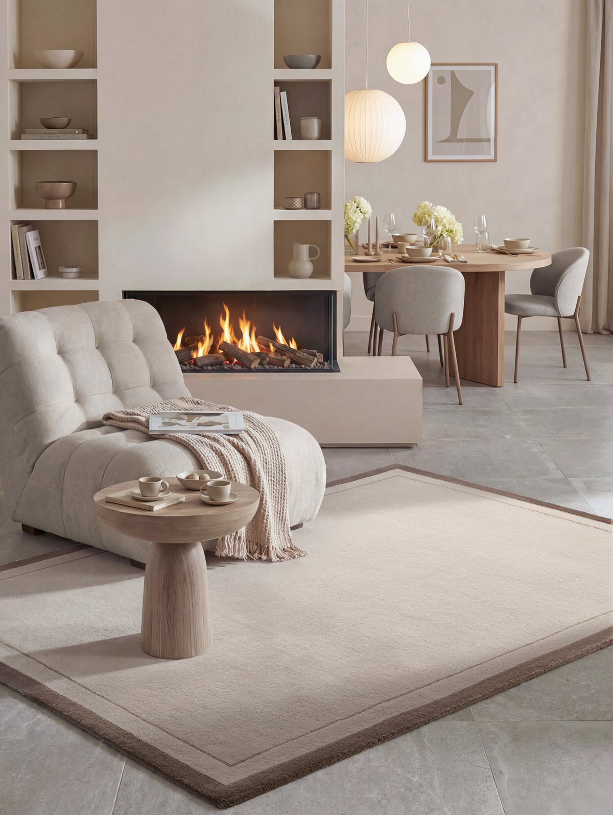 VILLEROY & BOCH 1888 ULDTÆPPE NIKO CREME BRUN