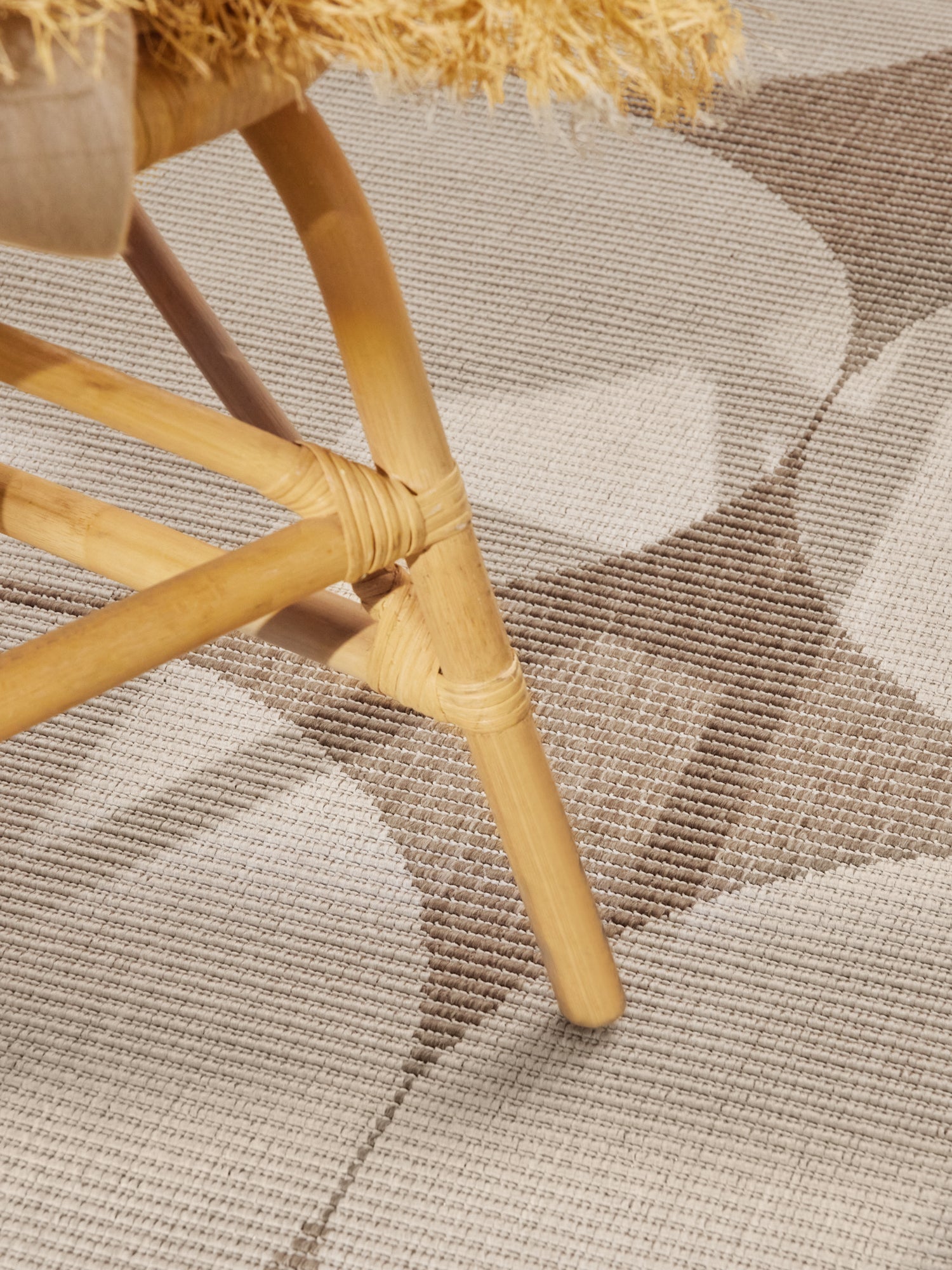 HANSE HOME DUORO - VENDBART UDENDØRS TÆPPE, JUTE-HVID 106245