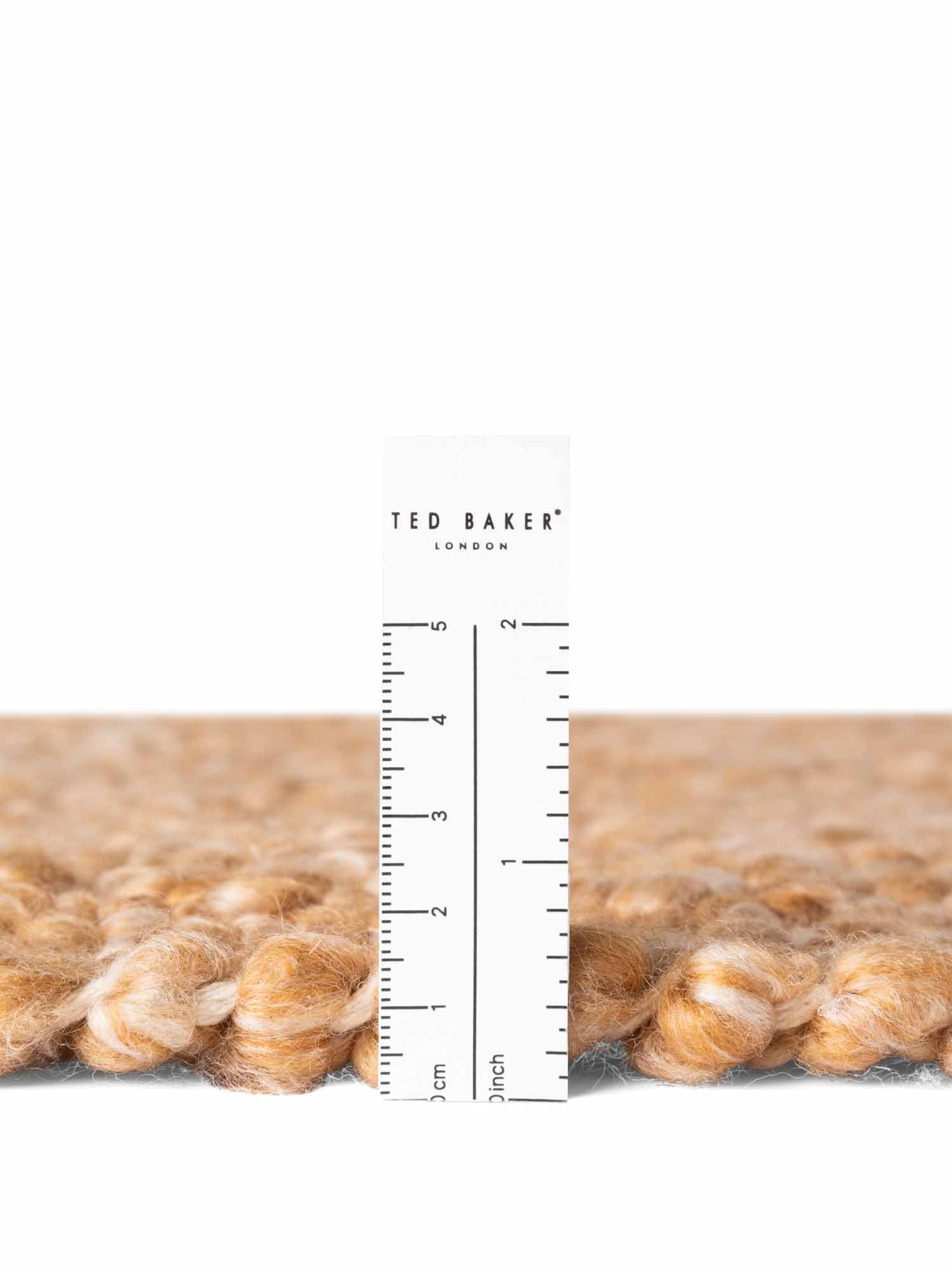 TED BAKER NOTTING HILL SOFT BOUCLE KORTLUVET TÆPPE, PORTOBELLO BEIGE