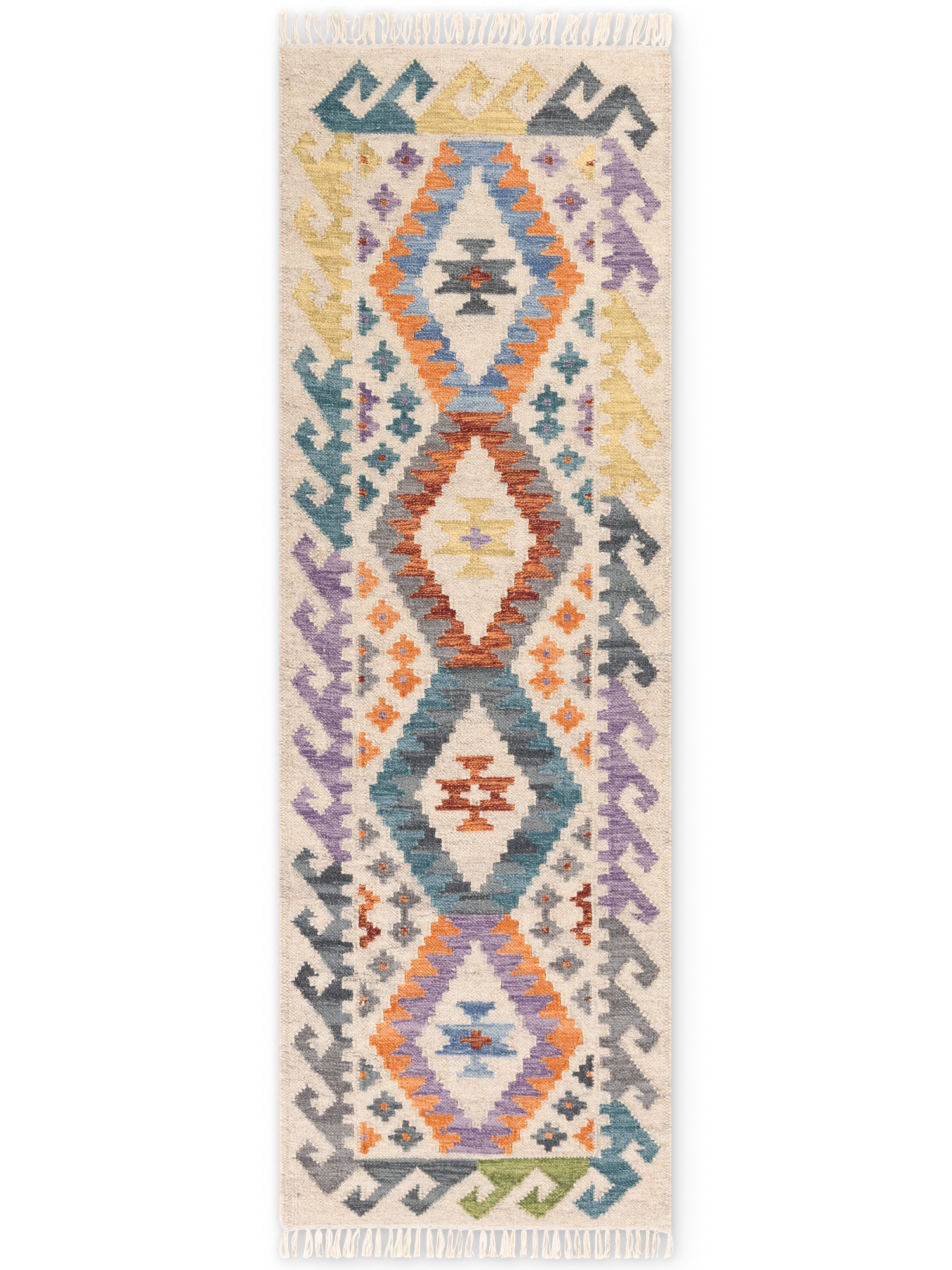 HANSE HOME KAMAL - AFGHANSK KELIM TÆPPE, 106242 CREME-MULTI