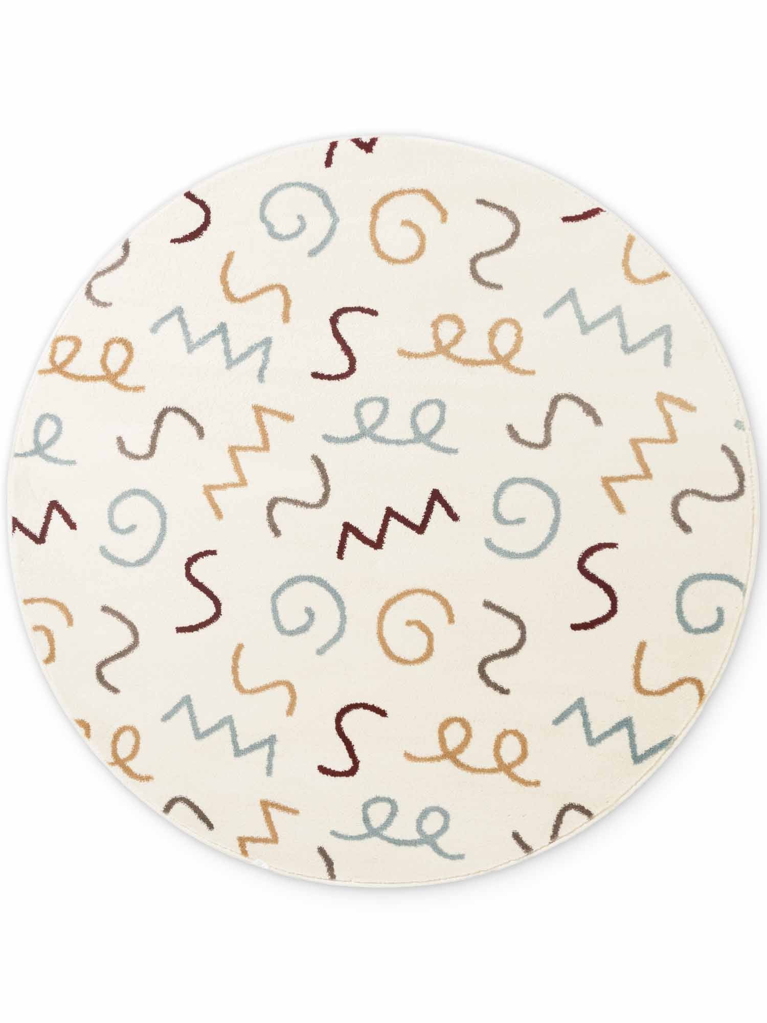 EVENTYR BØRNETÆPPE FIETE, CREME MULTI