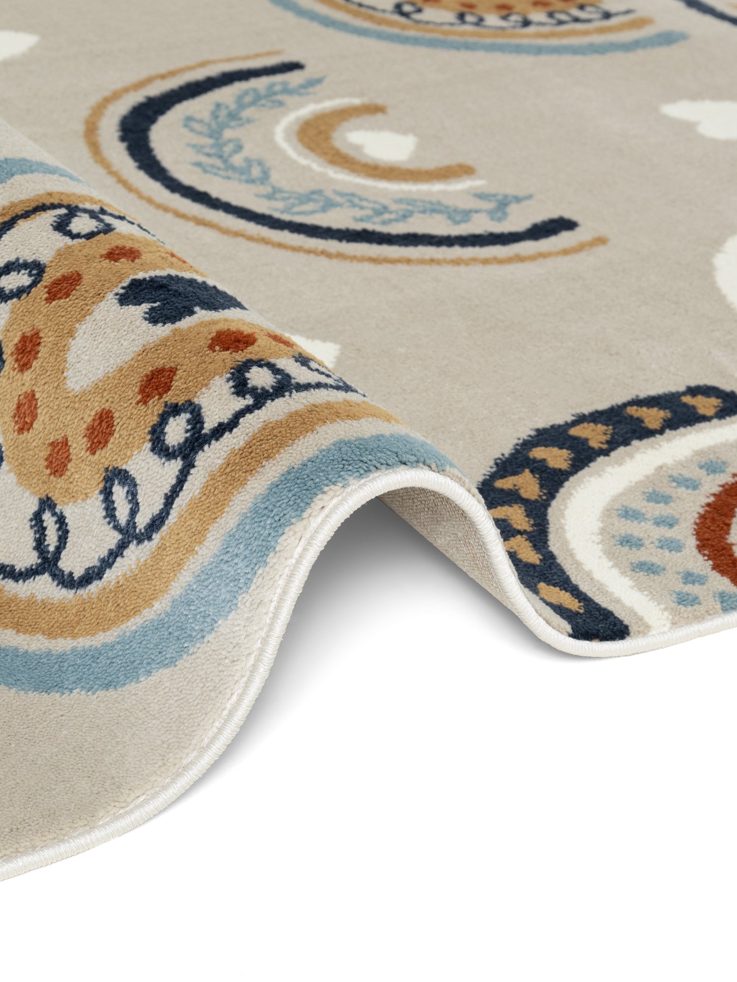 EVENTYR BØRNETÆPPE BOWIE, BEIGE MULTI