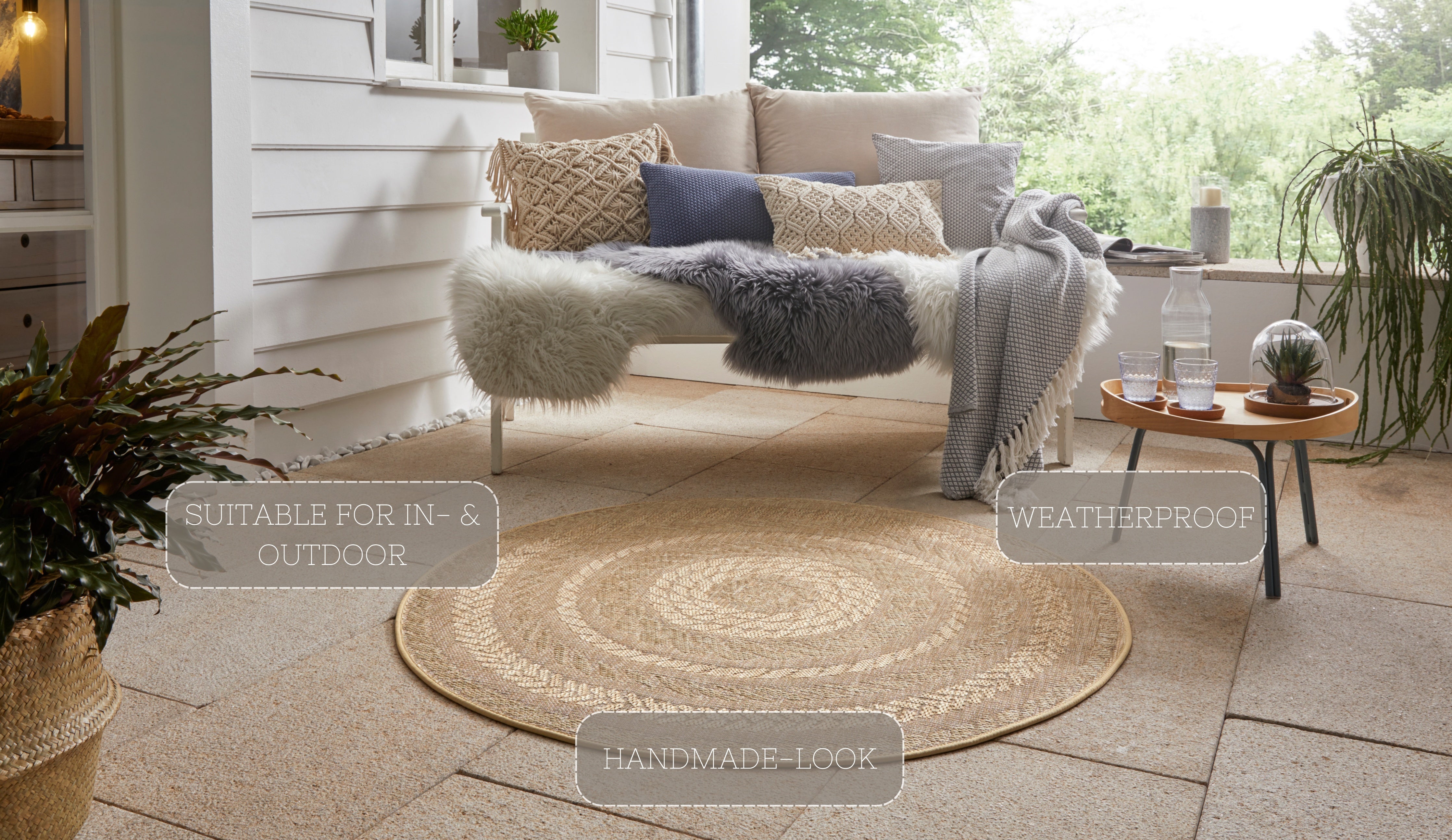 HANSE HOME FOREST TÆPPE, BEIGE-BRUN 103998