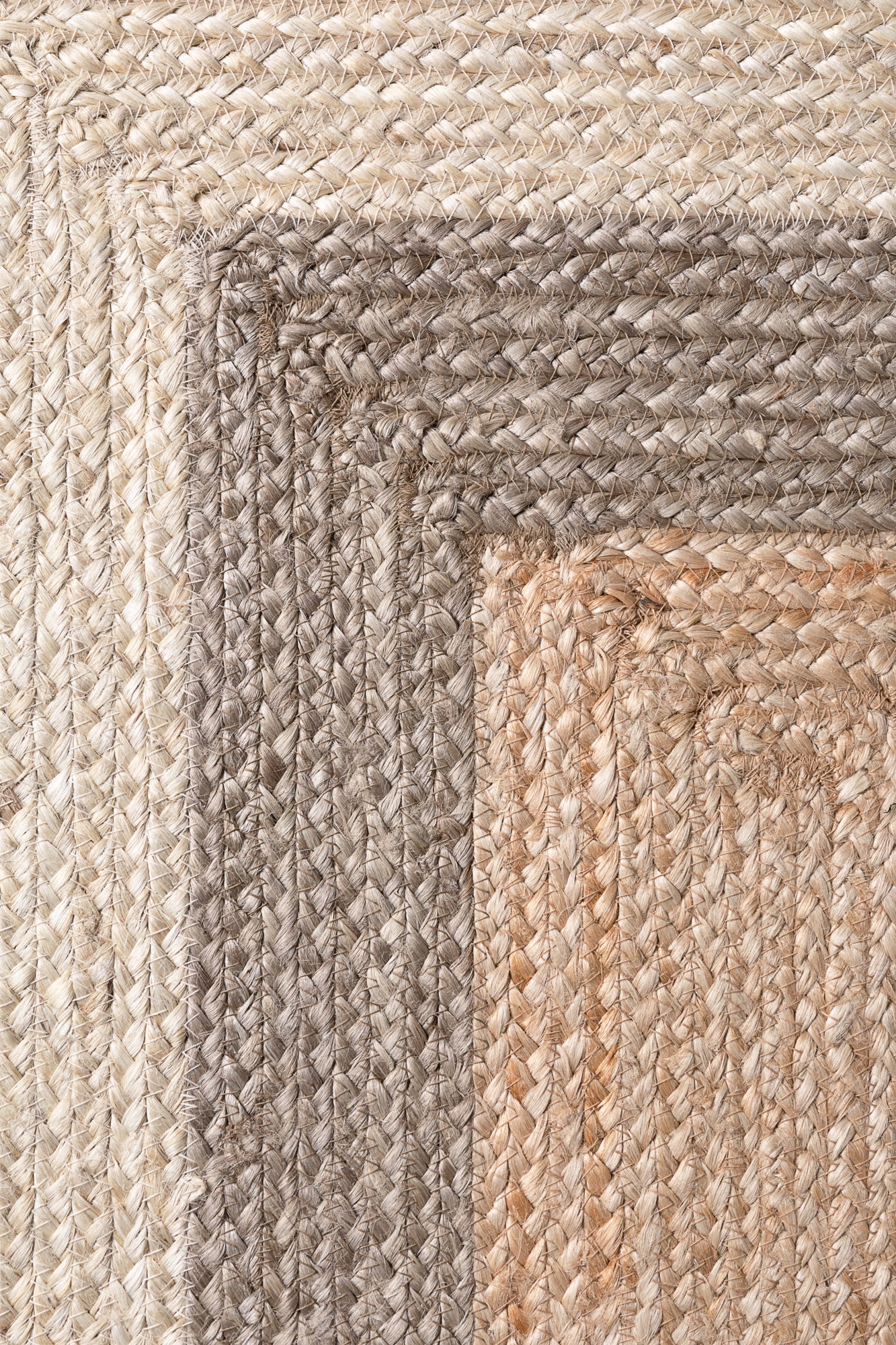 JUNO JUTE TÆPPE FUSION, NATUR GYLDEN MULTI