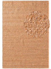 TED BAKER NOTTING HILL SOFT BOUCLE KORTLUVET TÆPPE, PORTOBELLO BEIGE