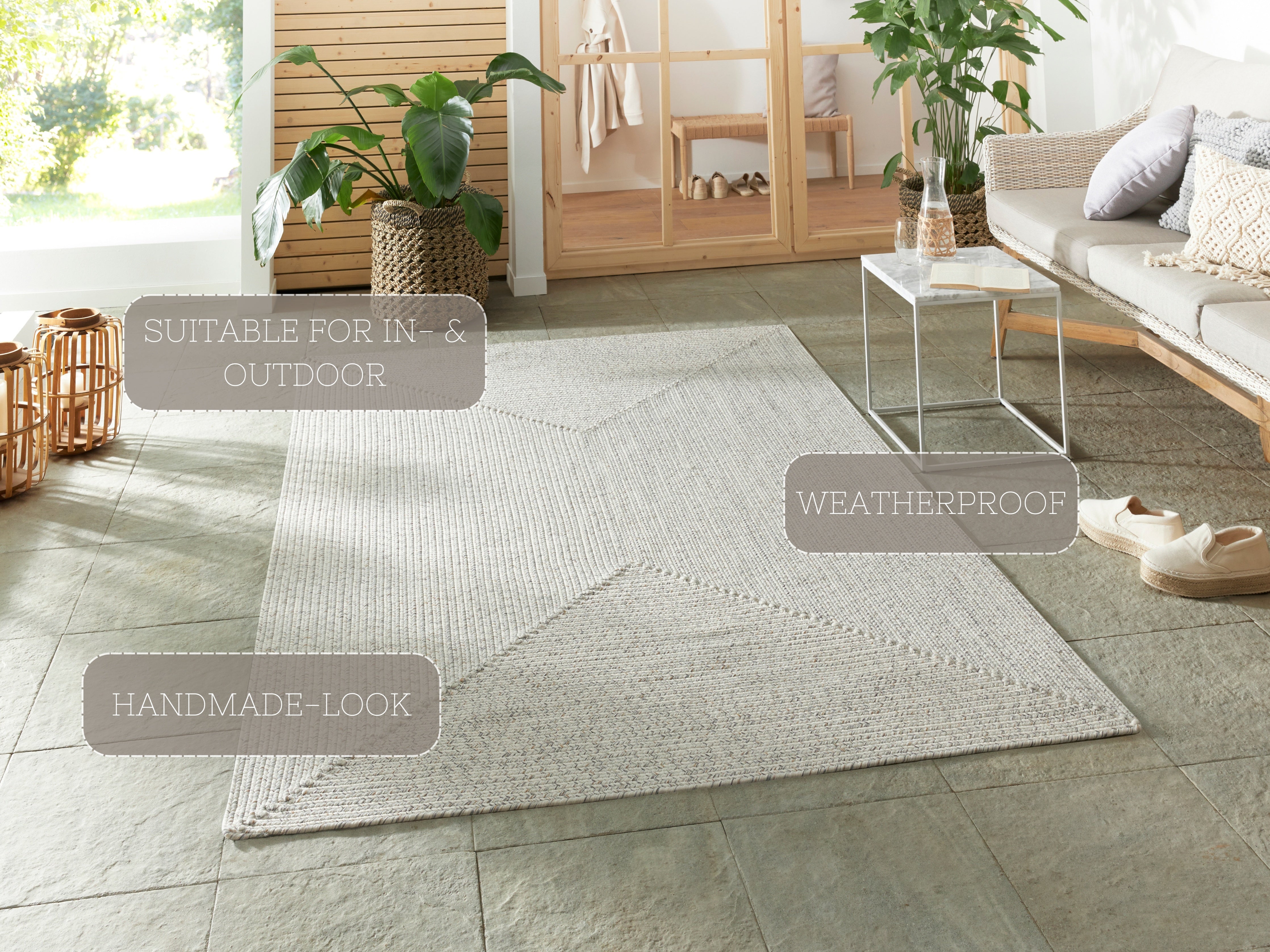 HANSE HOME BRAIDED TÆPPE, LYS MÉLANGE 105553