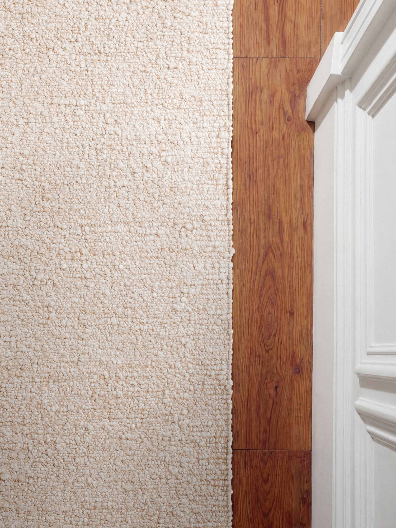 TED BAKER NOTTING HILL SOFT BOUCLE KORTLUVET TÆPPE, PORTOBELLO CREME-BEIGE