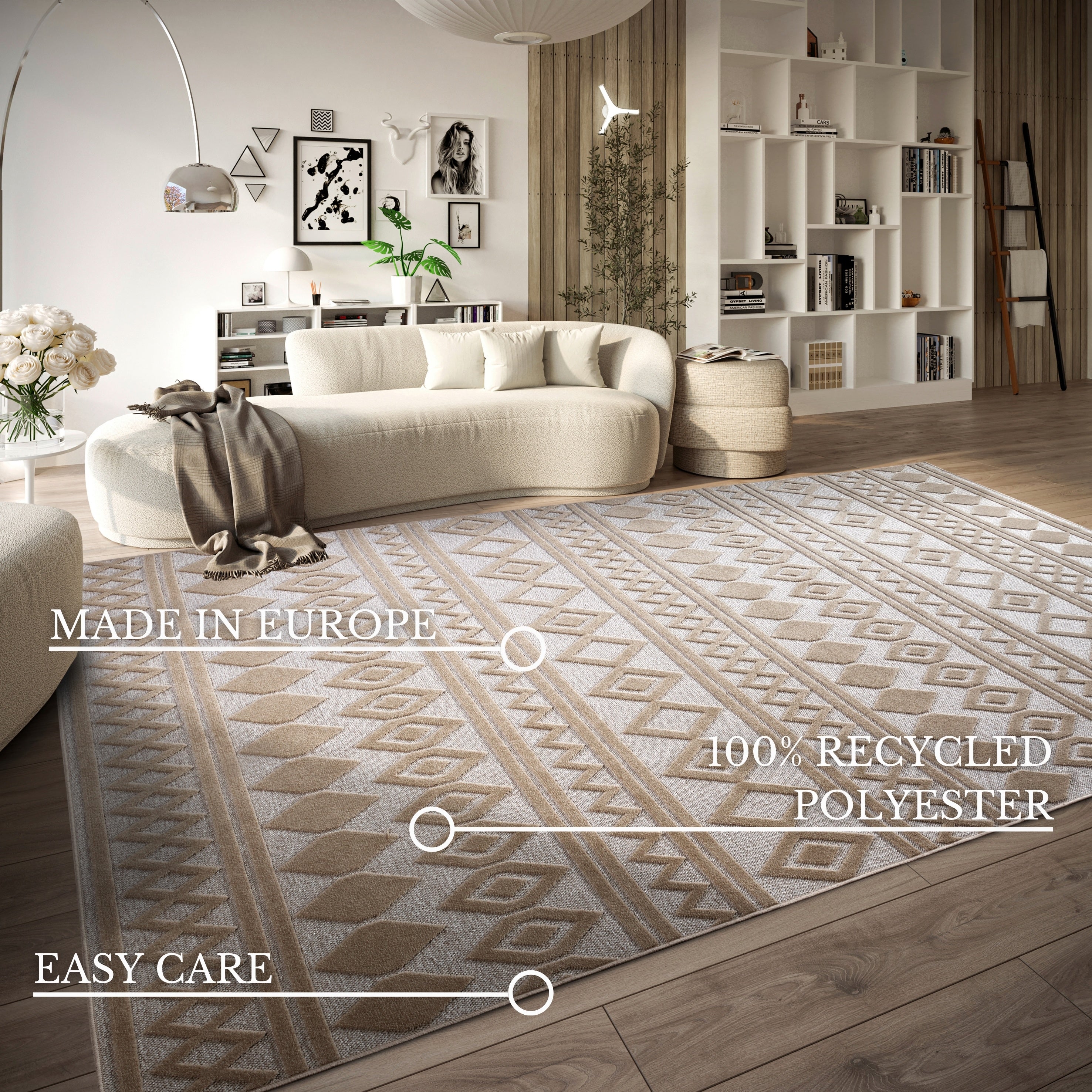 VILLEROY & BOCH 106137 HØJ-LAV LUV TÆPPE, CATHERINE CREME