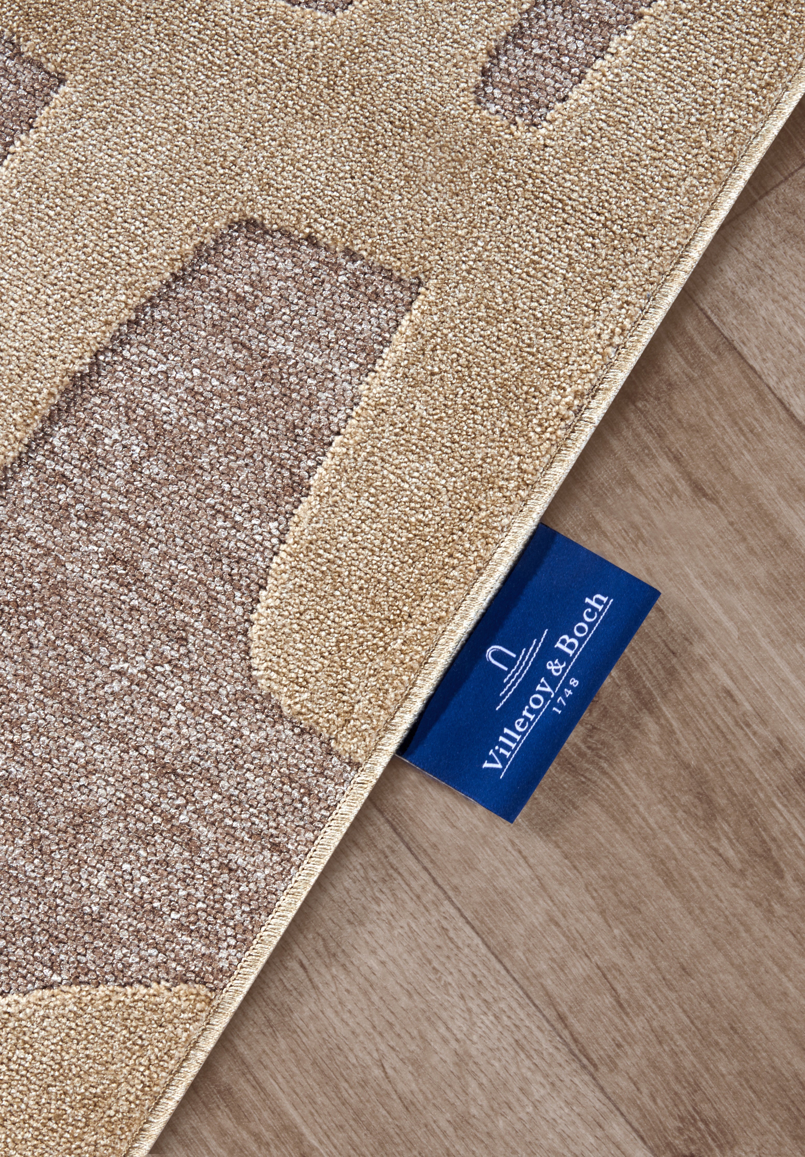 VILLEROY & BOCH 106142 HØJ-LAV LUV TÆPPE, THERESE NATURAL GRÅ-BEIGE