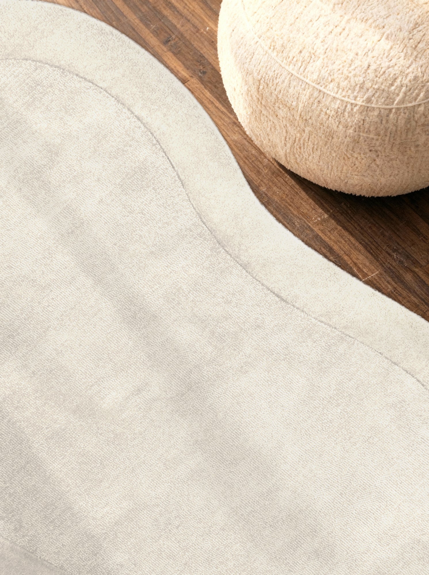 VILLEROY & BOCH 1812 ULDTÆPPE - ORGANISK FORM KARI, NATURLIG-CREME