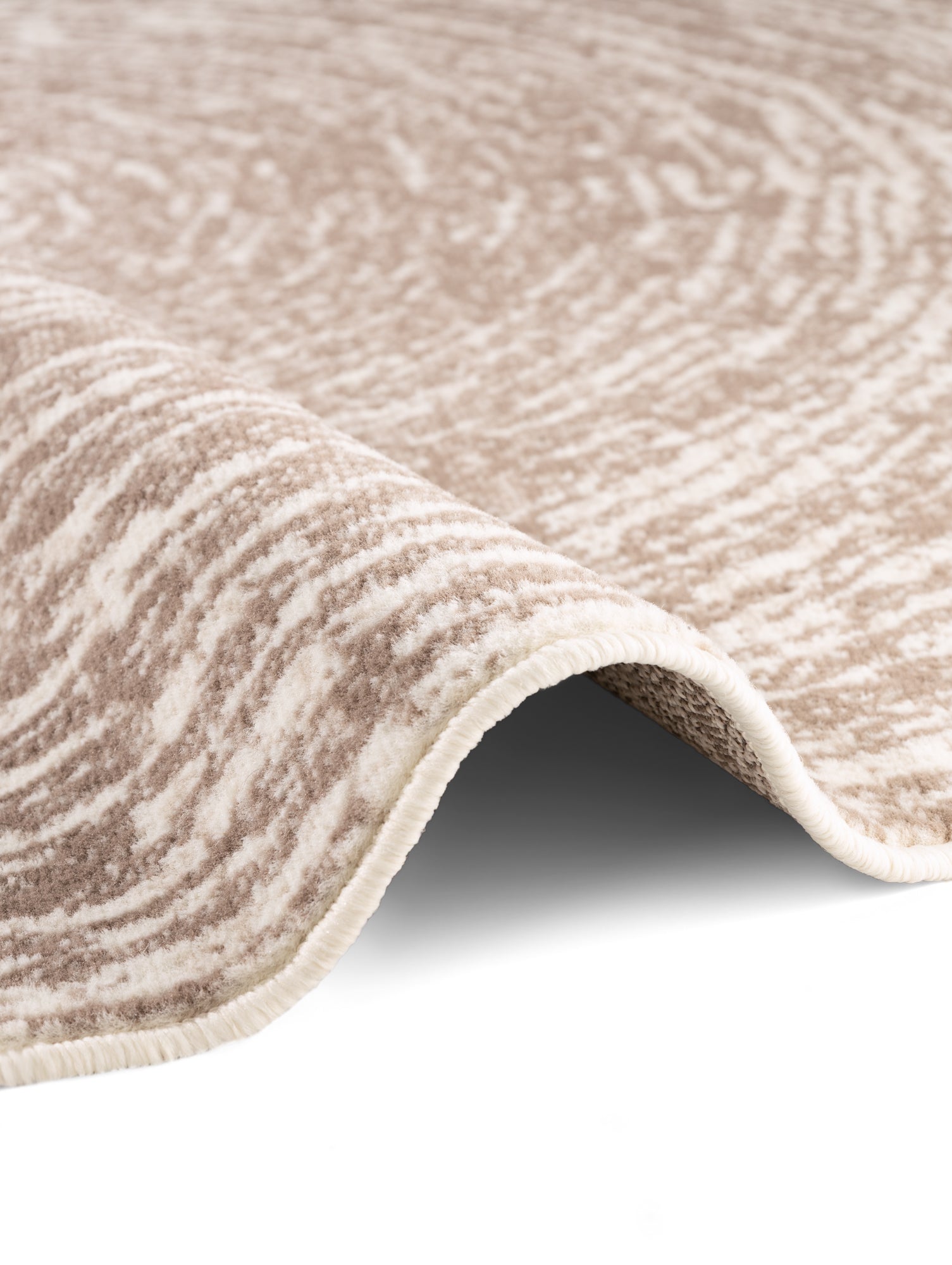 FLORIA TÆPPE RUNDT - CREME-BEIGE 106258