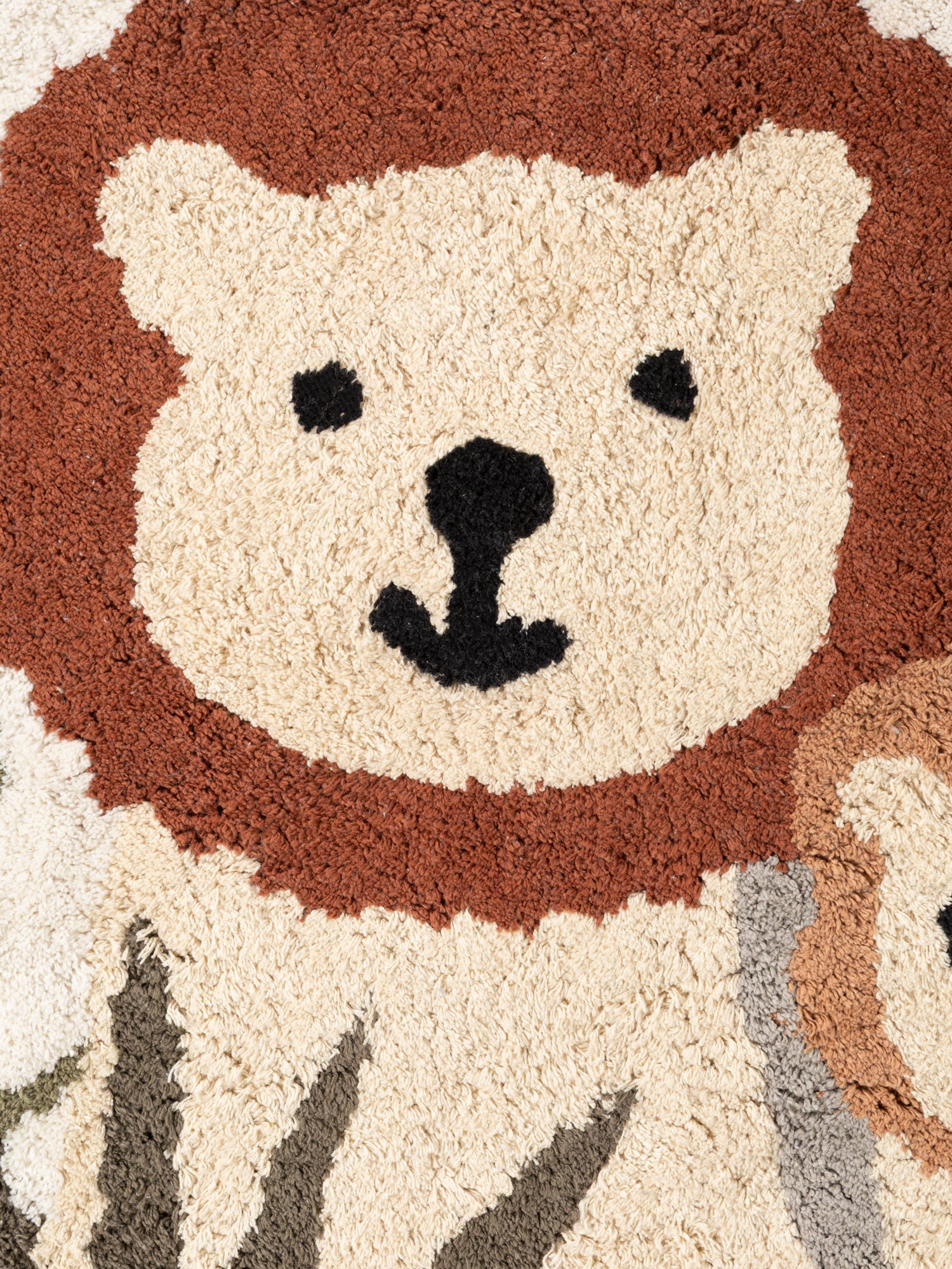 SNUGGLE BØRNETÆPPE, LIONEL CREME MULTI