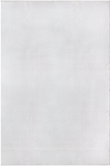 STILO MODERNE TÆPPE, 390 62-OFF WHITE
