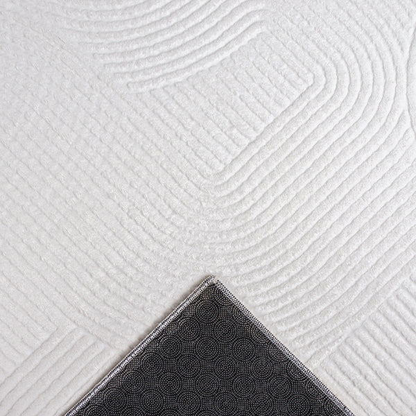 STILO MODERNE TÆPPE, 390 62-OFF WHITE