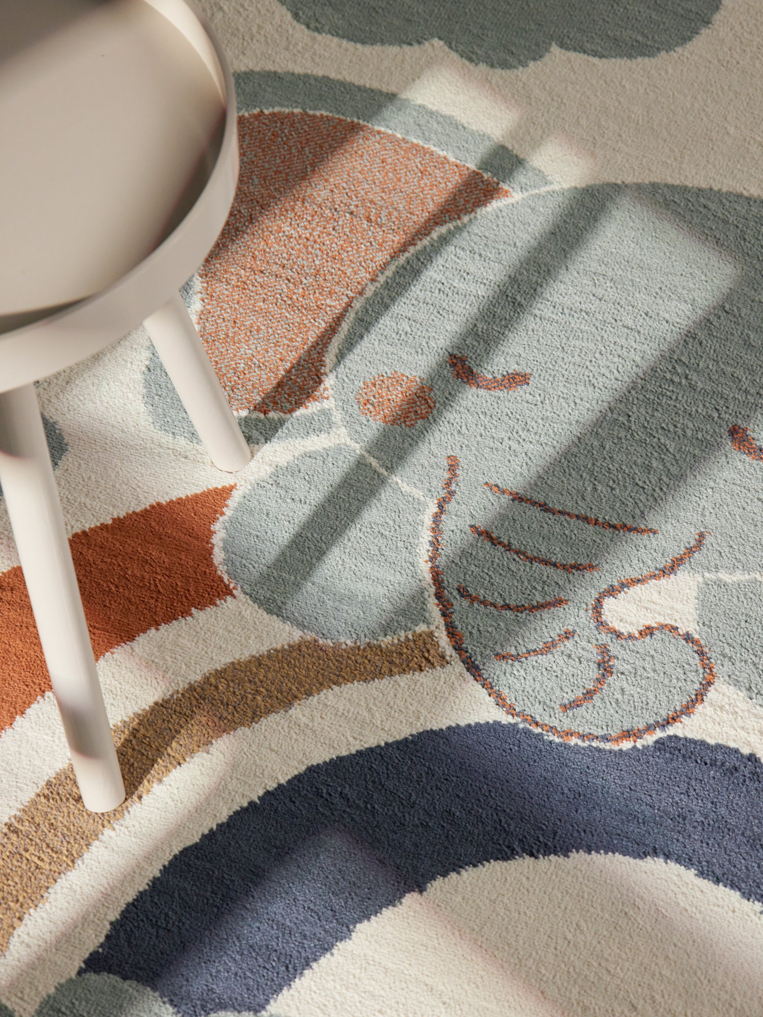 EVENTYR BØRNETÆPPE DREAMY JUMBO, CREME MULTI