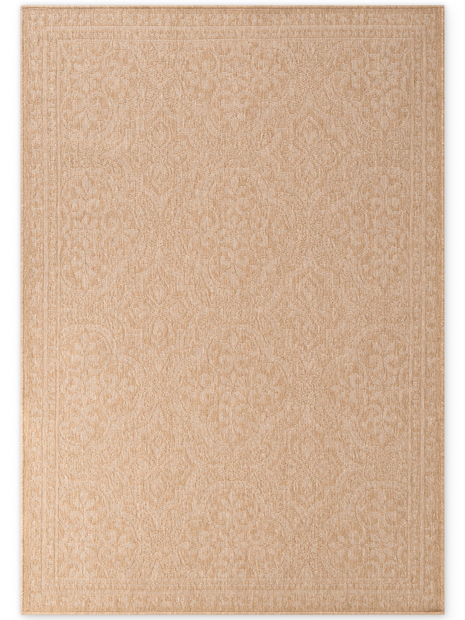 HANSE HOME DUORO - VENDBART UDENDØRS TÆPPE, JUTE-HVID 106252