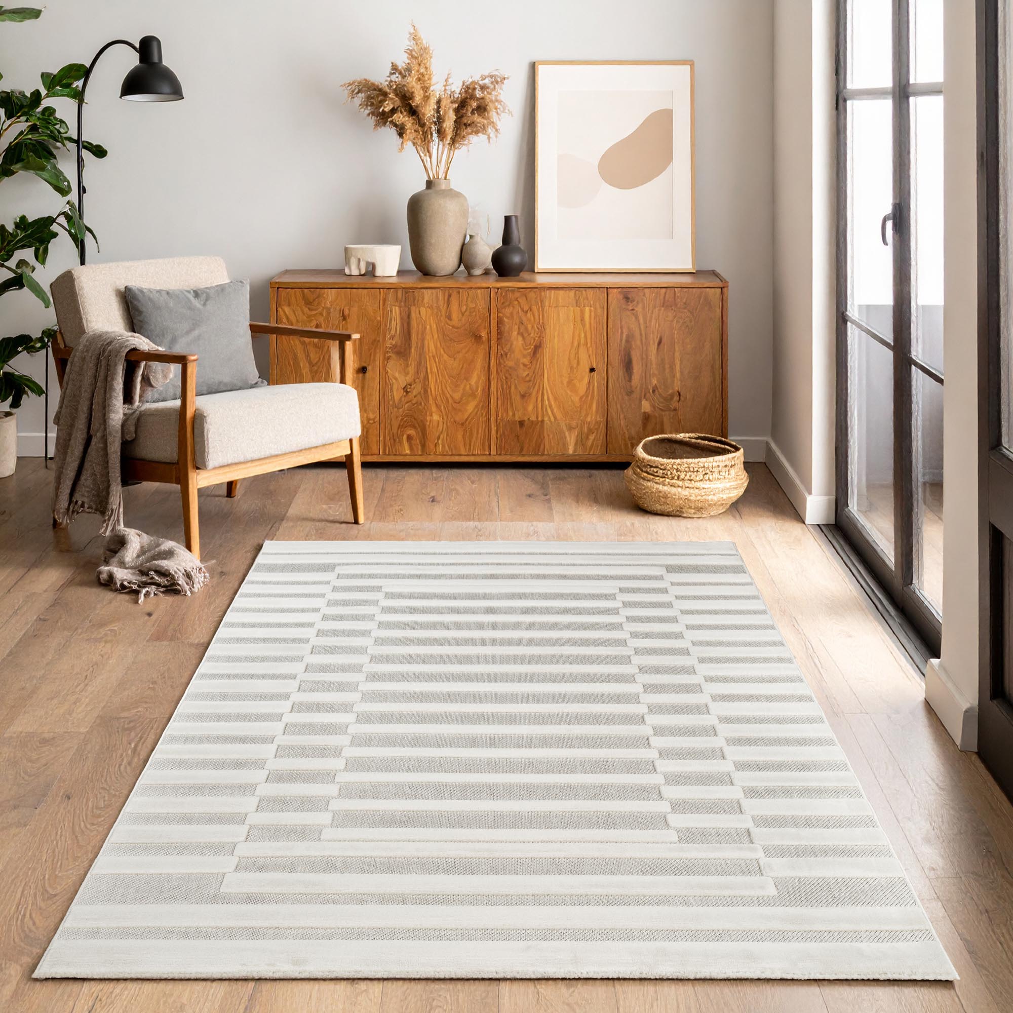 MONO MODERNE TÆPPE, 200 CREME