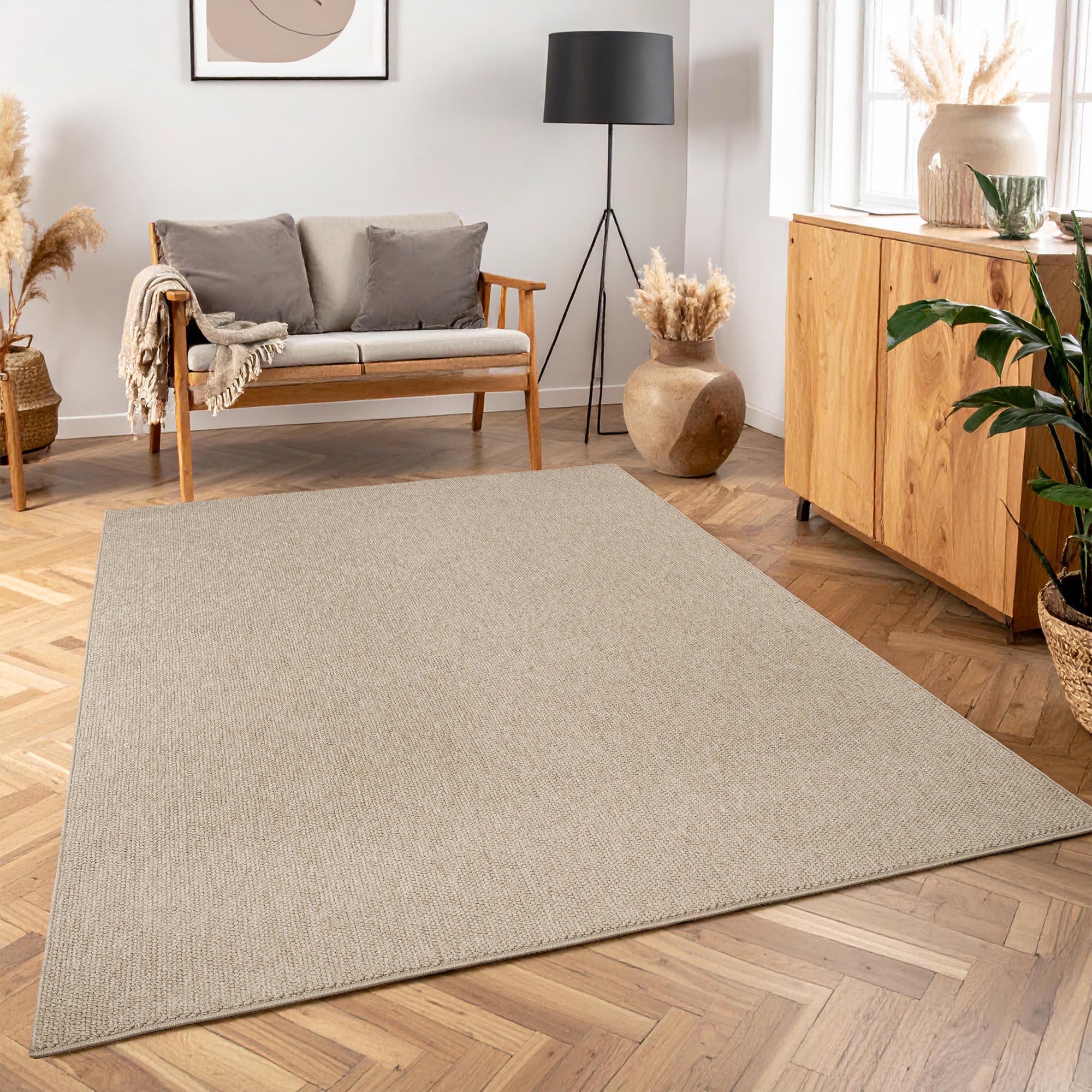 TUFFY MODERNE TÆPPE, 300 BEIGE