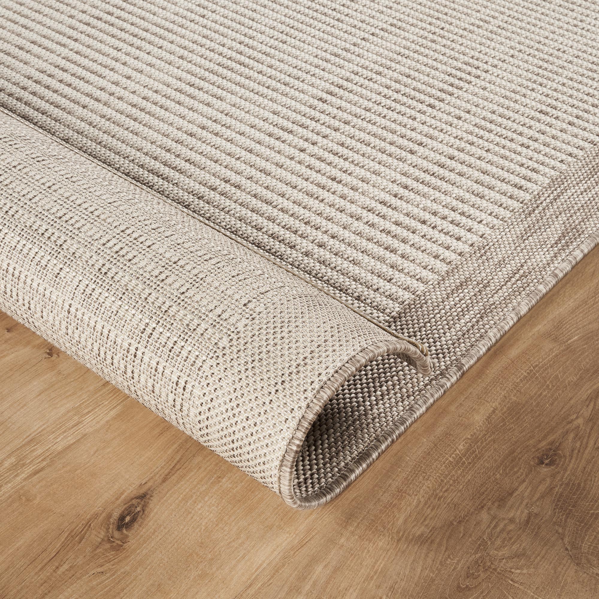SUNSET FLADVÆVET TÆPPE, 300 BEIGE