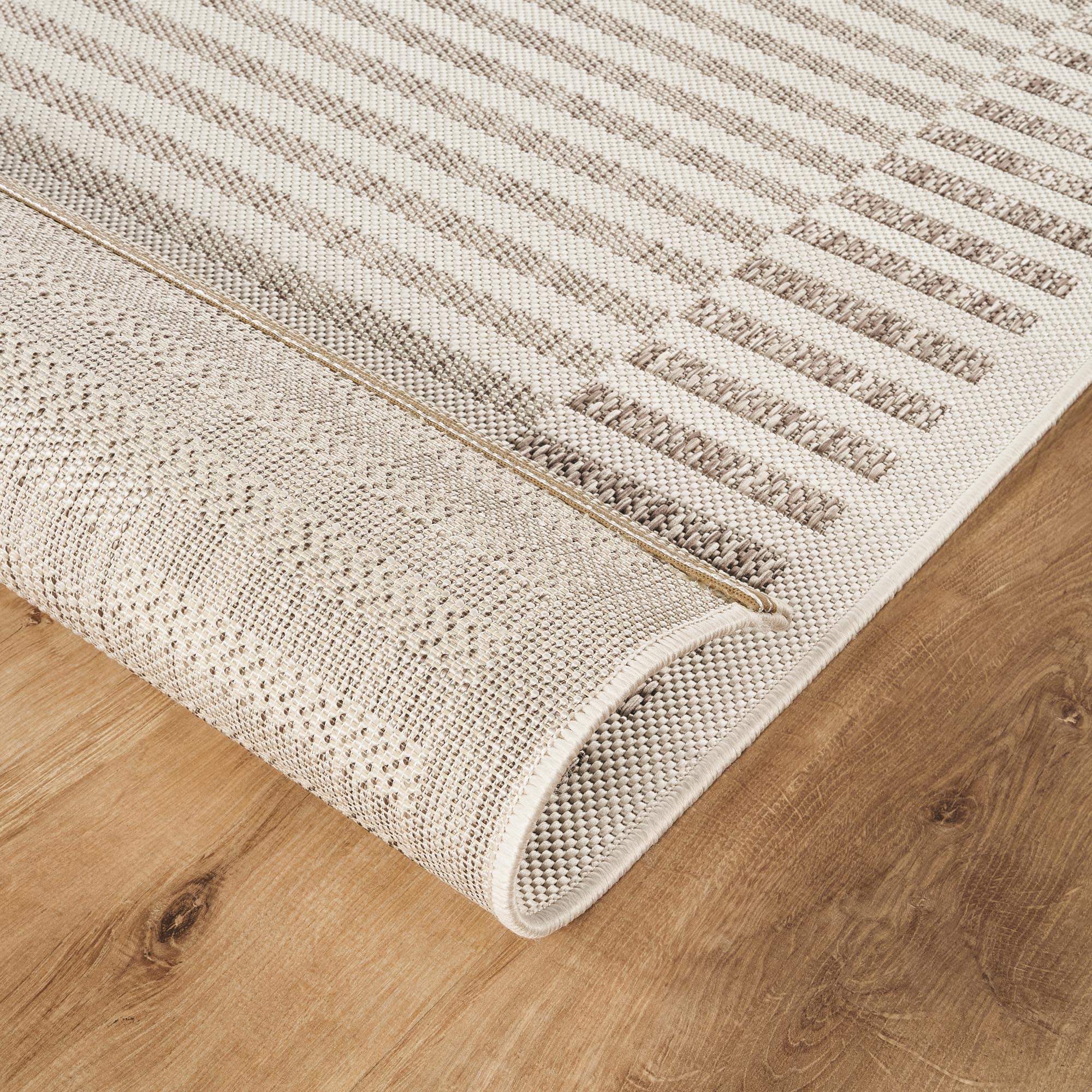 SUNSET FLADVÆVET TÆPPE, 200 BEIGE
