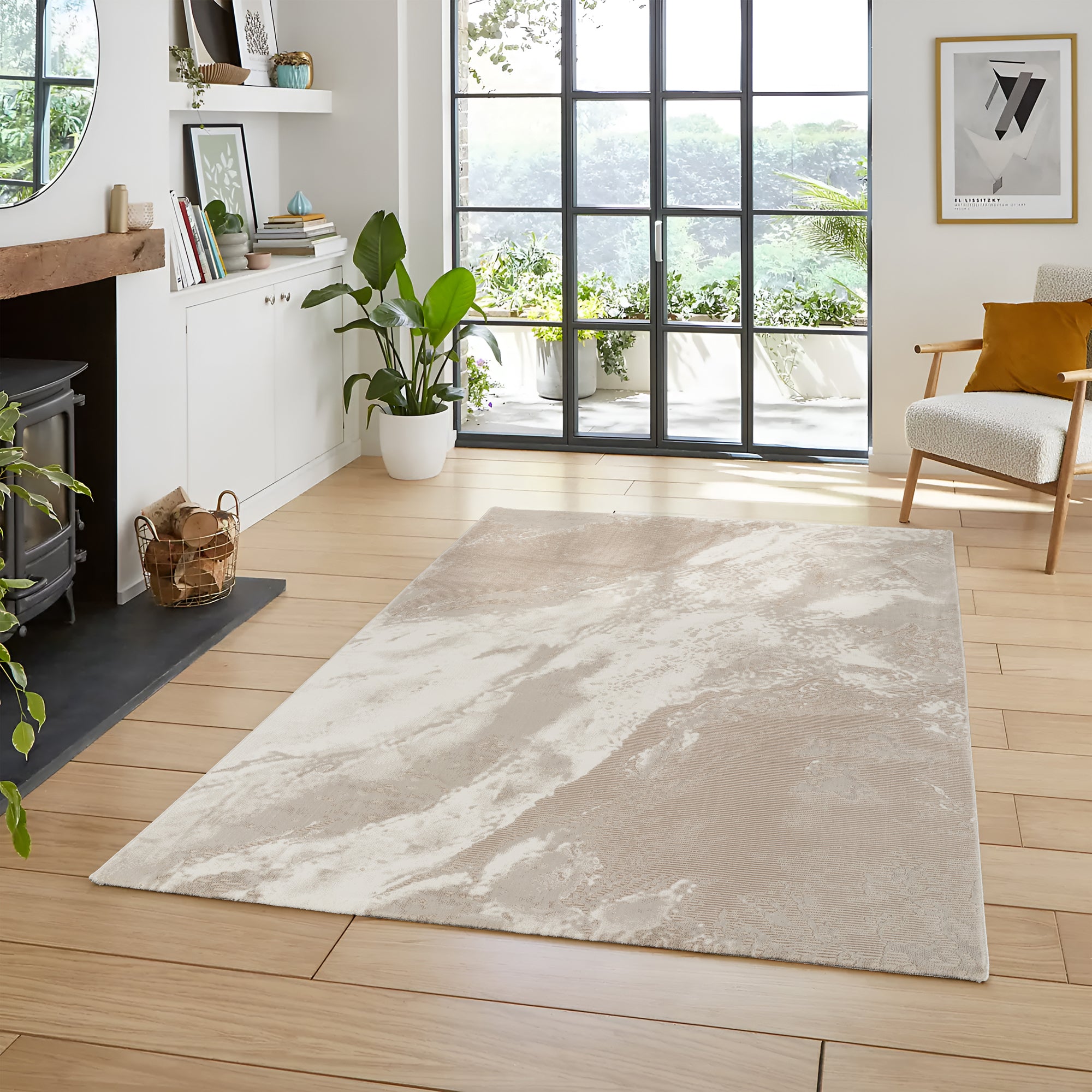 RENAISSANCE MODERNE TÆPPE, 200 BEIGE