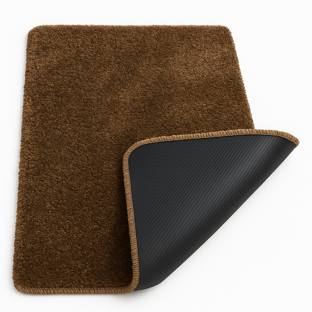 NORDIC SOFT MODERNE KORTLUVET TÆPPE/MÅTTE/LØBER, 72 MOCHA/ 349 kr./M