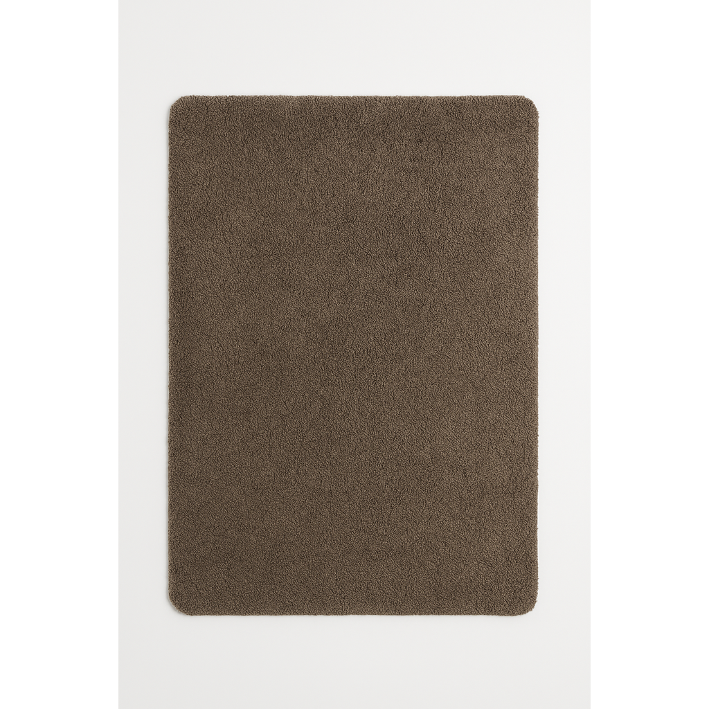 NORDIC SOFT MODERNE KORTLUVET TÆPPE/MÅTTE/LØBER, 78 TAUPE