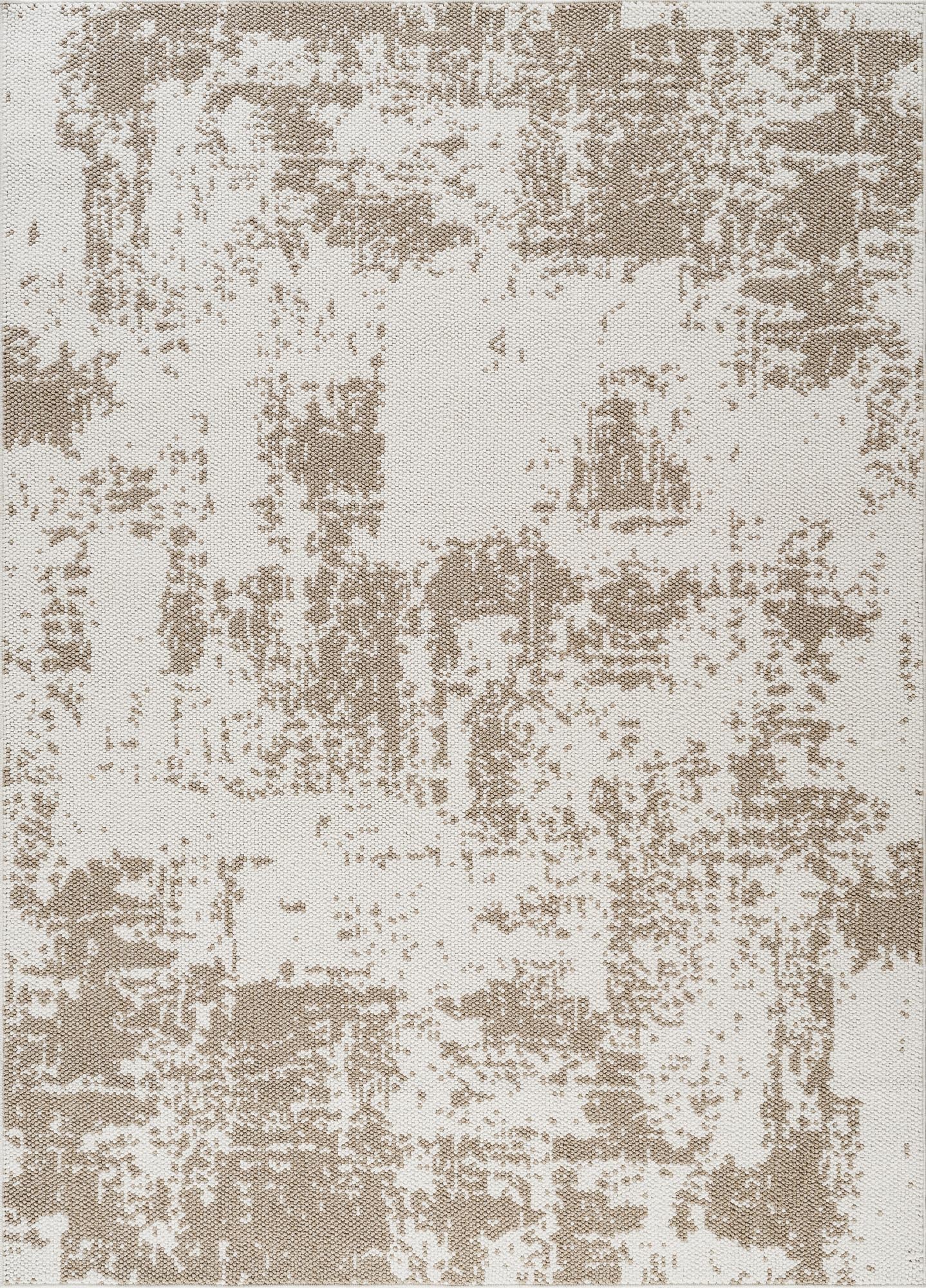 TUFFY MODERNE TÆPPE, 100 HVID-BEIGE