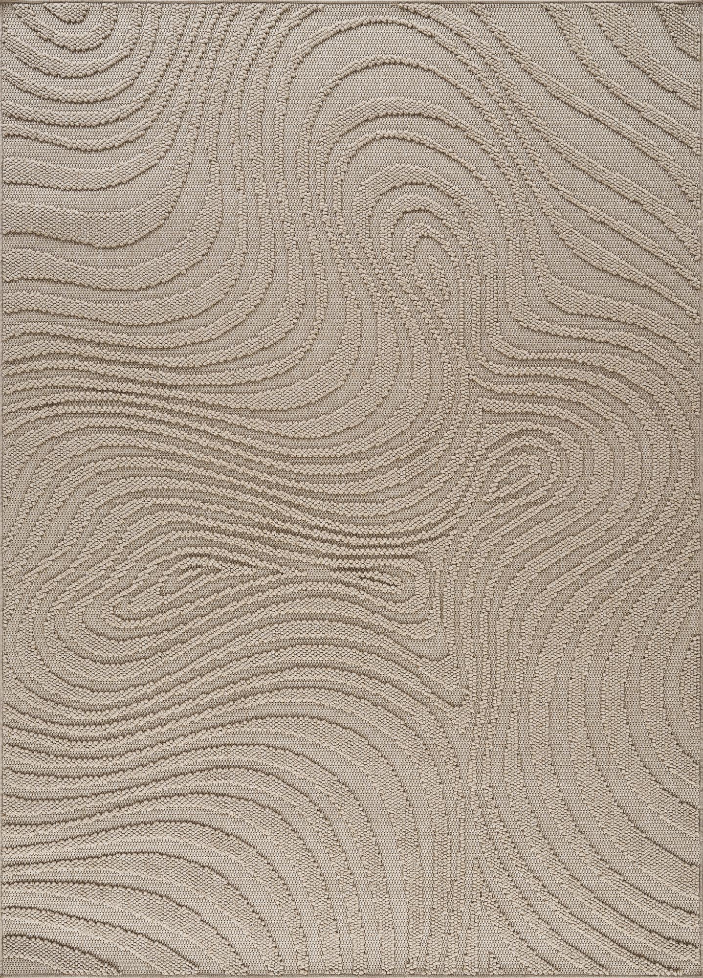 TUFFY MODERNE TÆPPE, 200 BEIGE