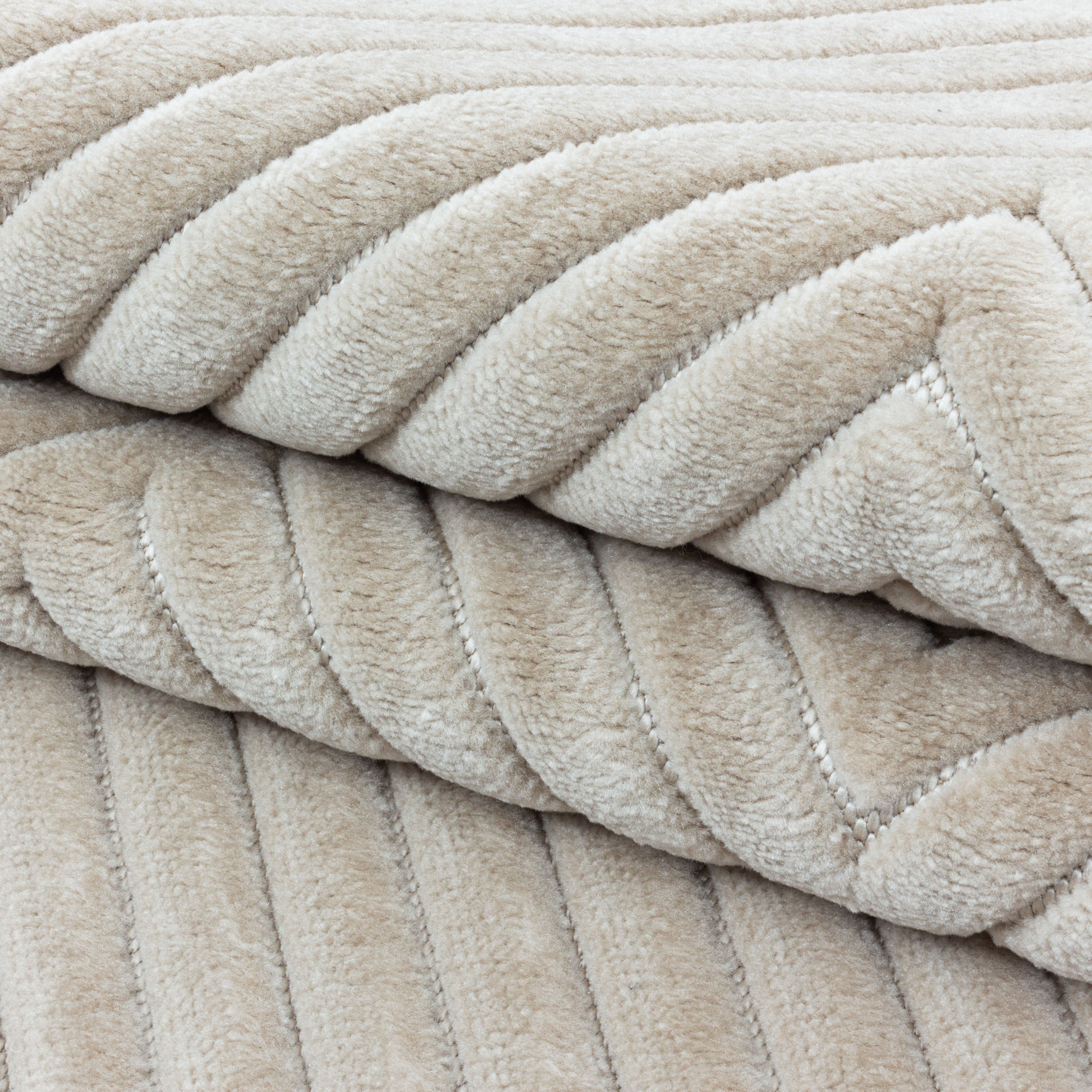 MODERNE TÆPPE TUFFY, 135 BEIGE