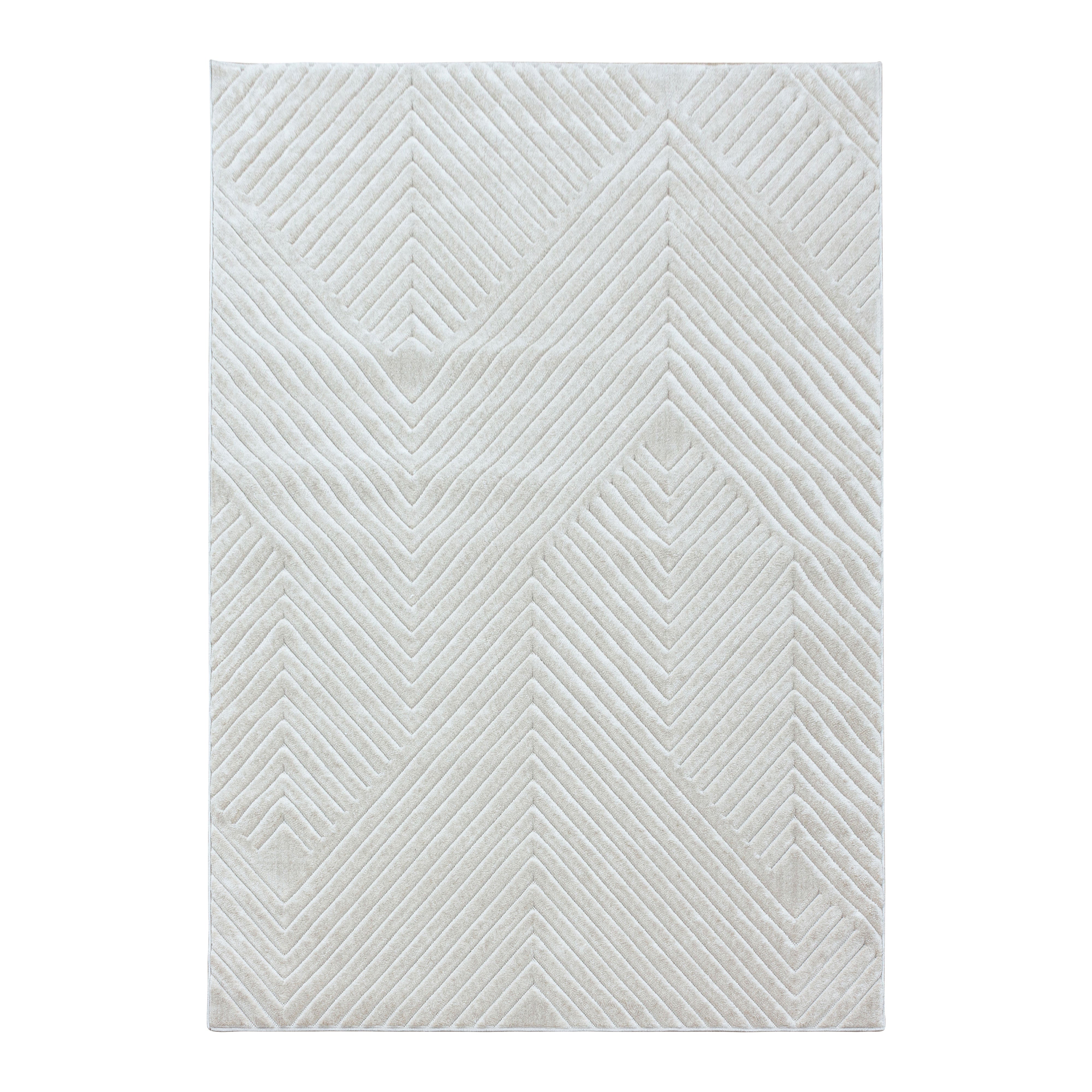 MODERNE TÆPPE TUFFY, 135 BEIGE