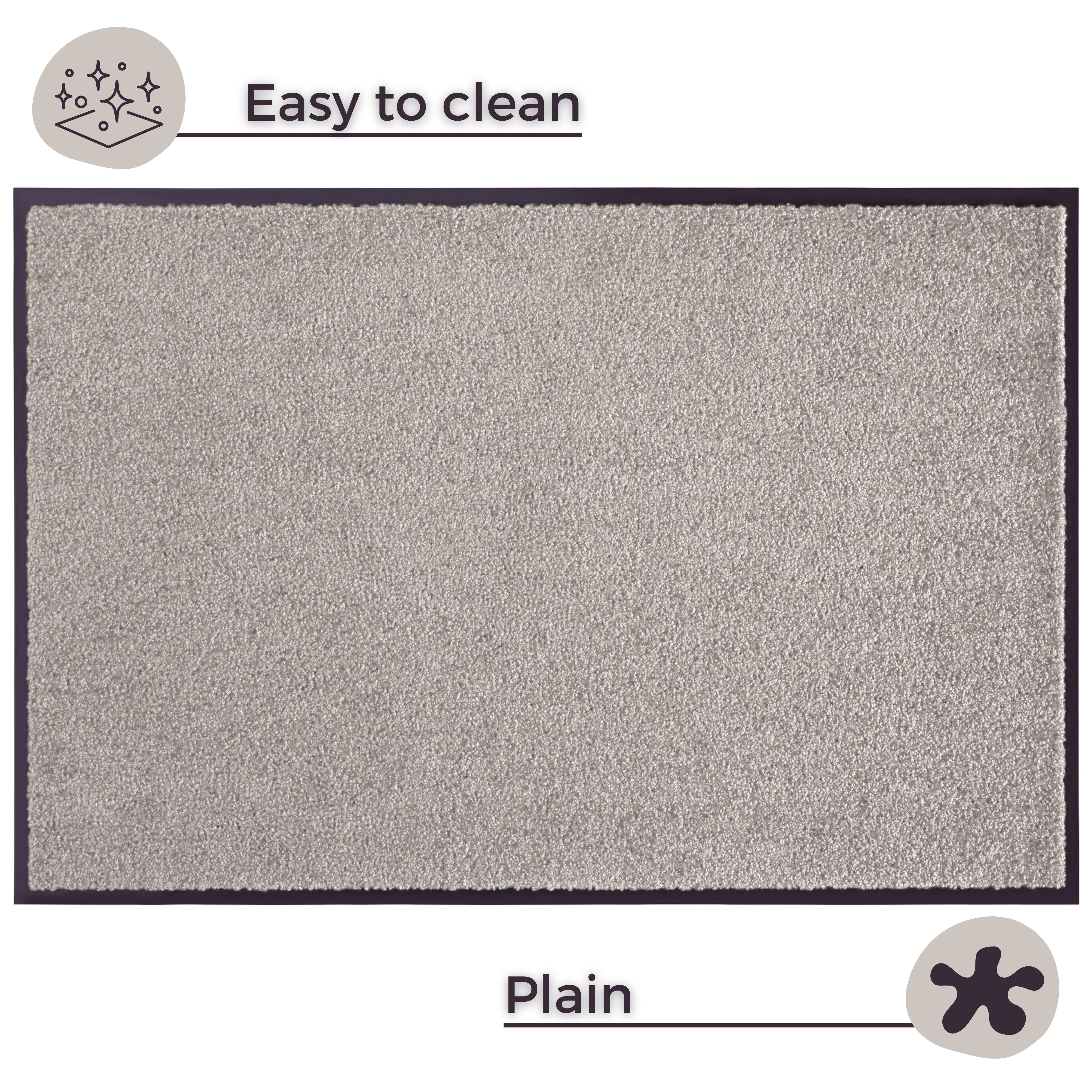 DØRMÅTTE WASH & CLEAN, TAUPE 102042