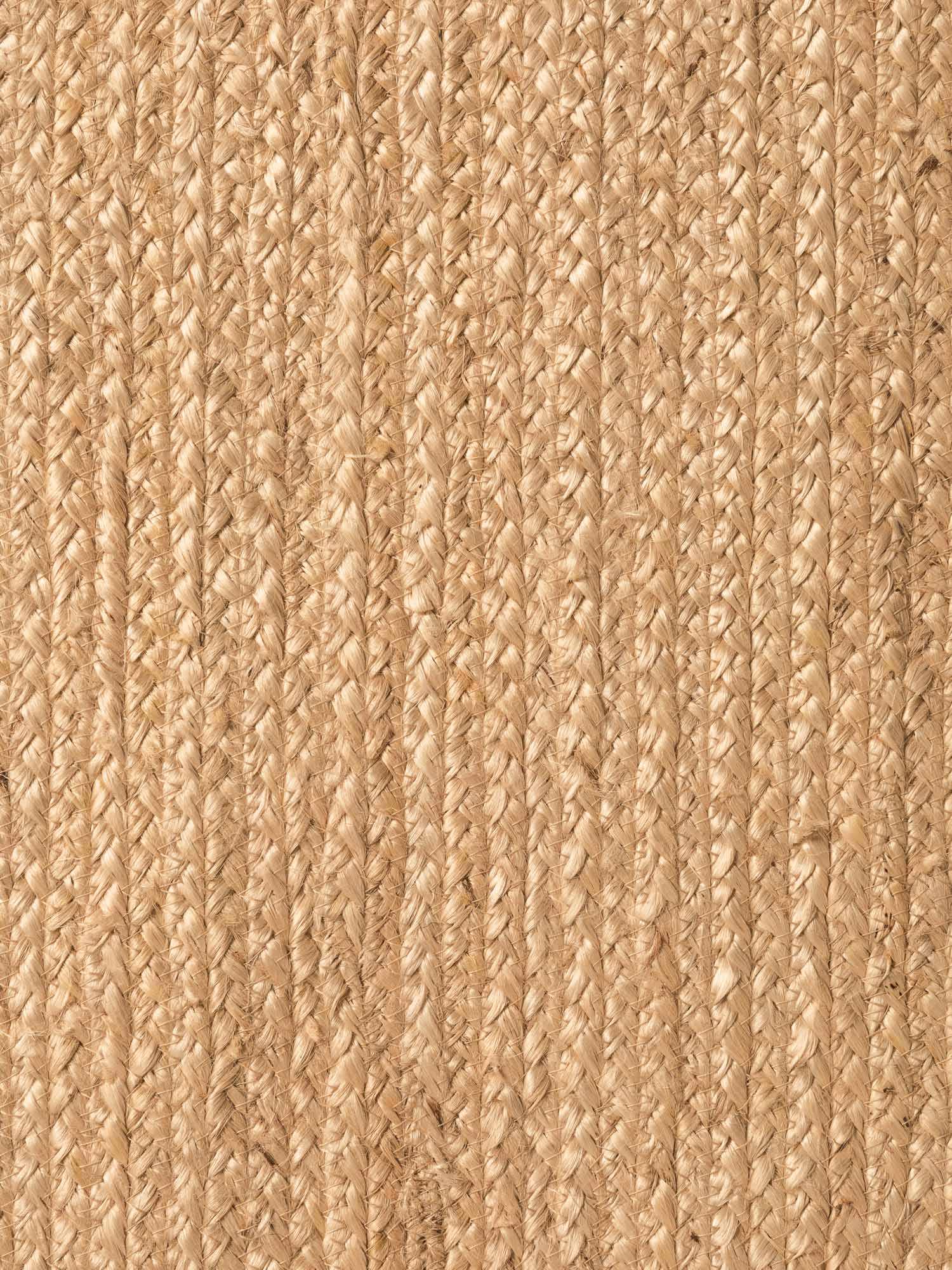 JUTE FLETTET TÆPPE RANGPUR OVAL, NATURLIG-GYLDEN