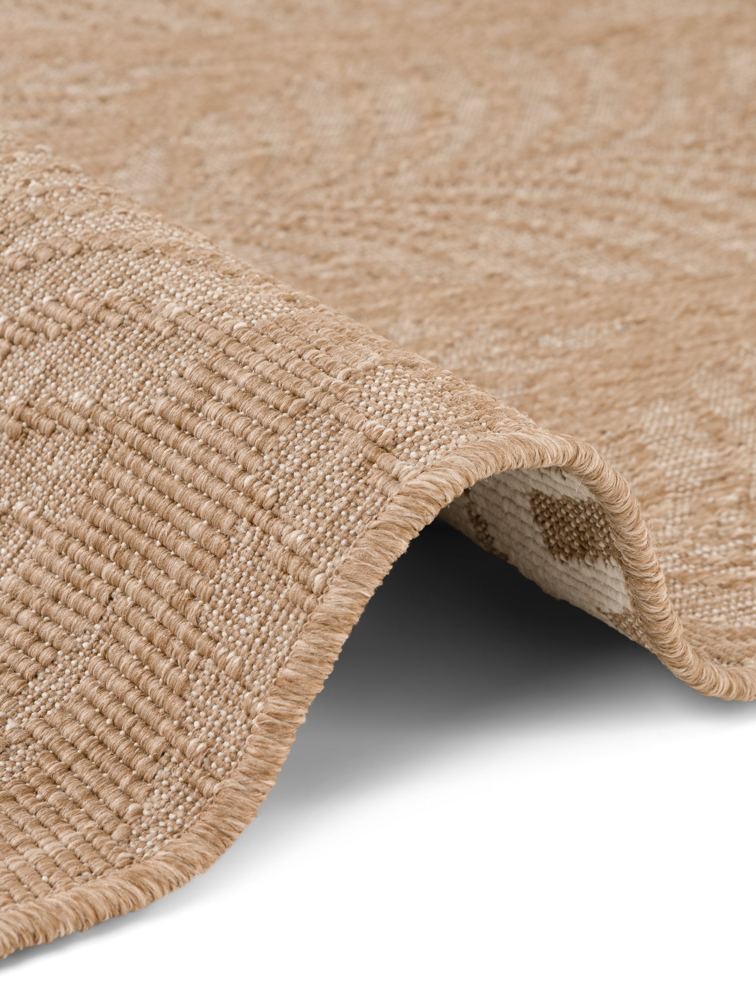 HANSE HOME DUORO - VENDBART UDENDØRS TÆPPE, JUTE-HVID 106247