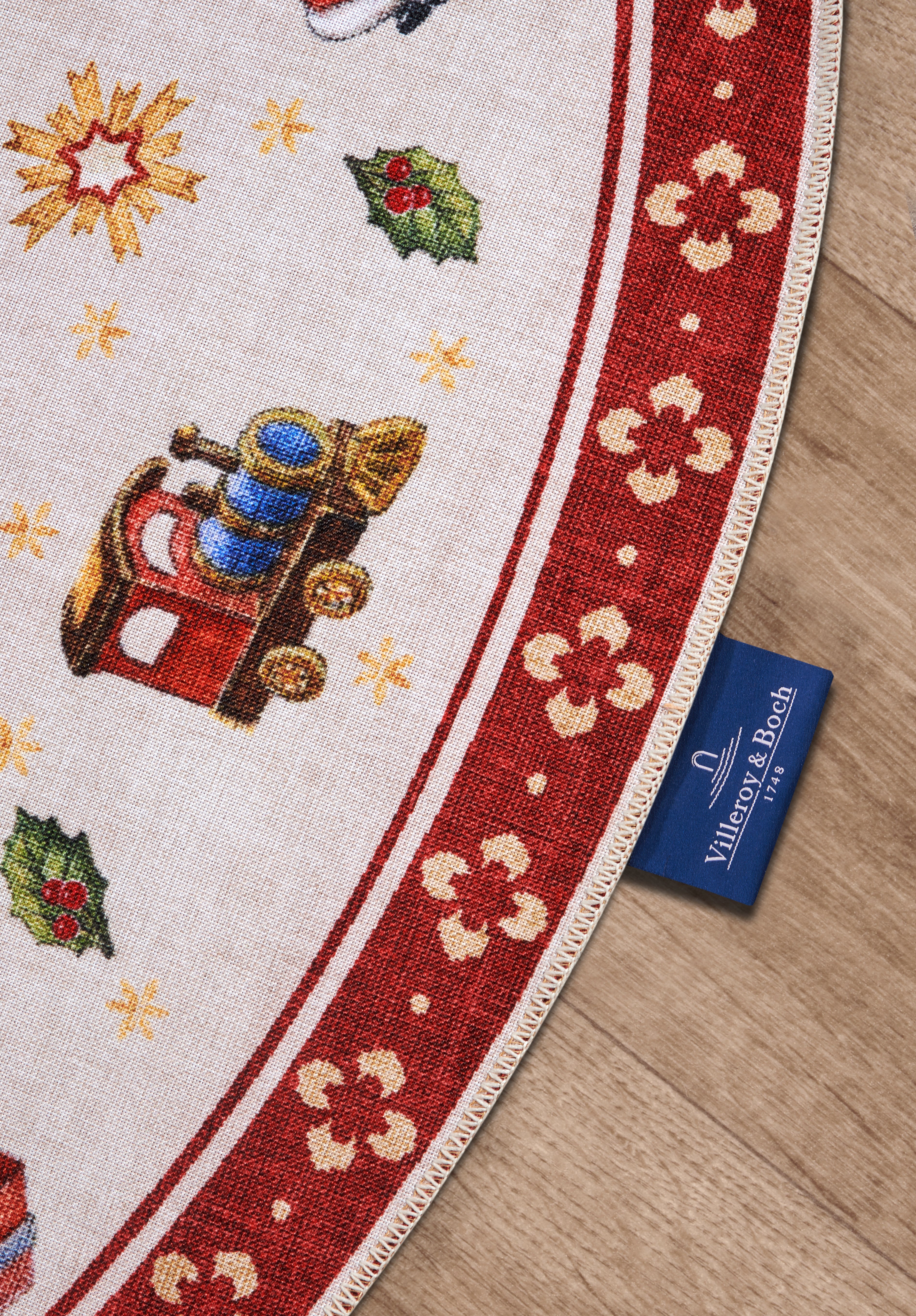 VILLEROY & BOCH TOY'S DELIGHT JULETÆPPE, RØD-MULTI