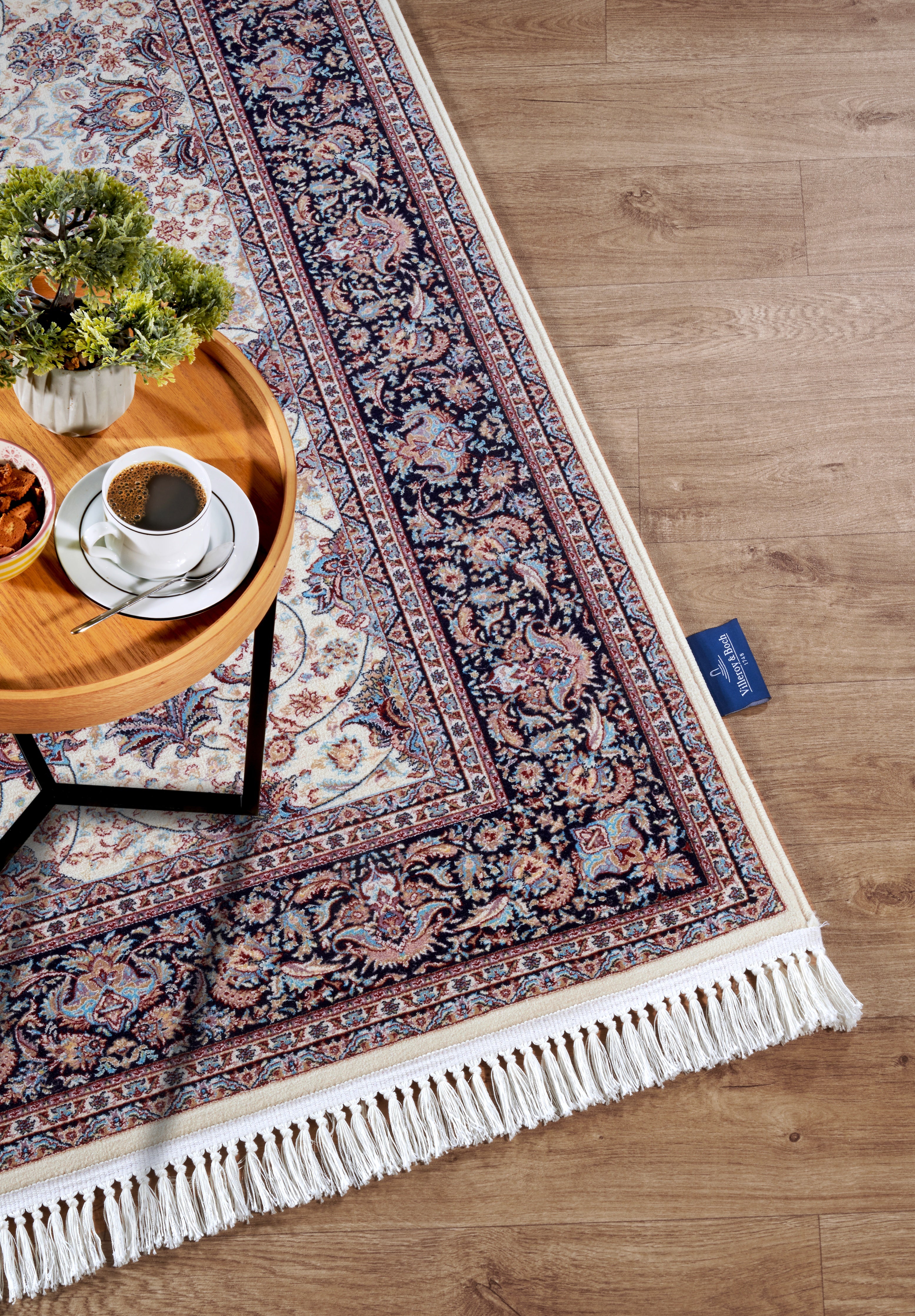 VILLEROY & BOCH 106131 ORIENTALSK TÆPPE, ALFRED CREME-BLÅ