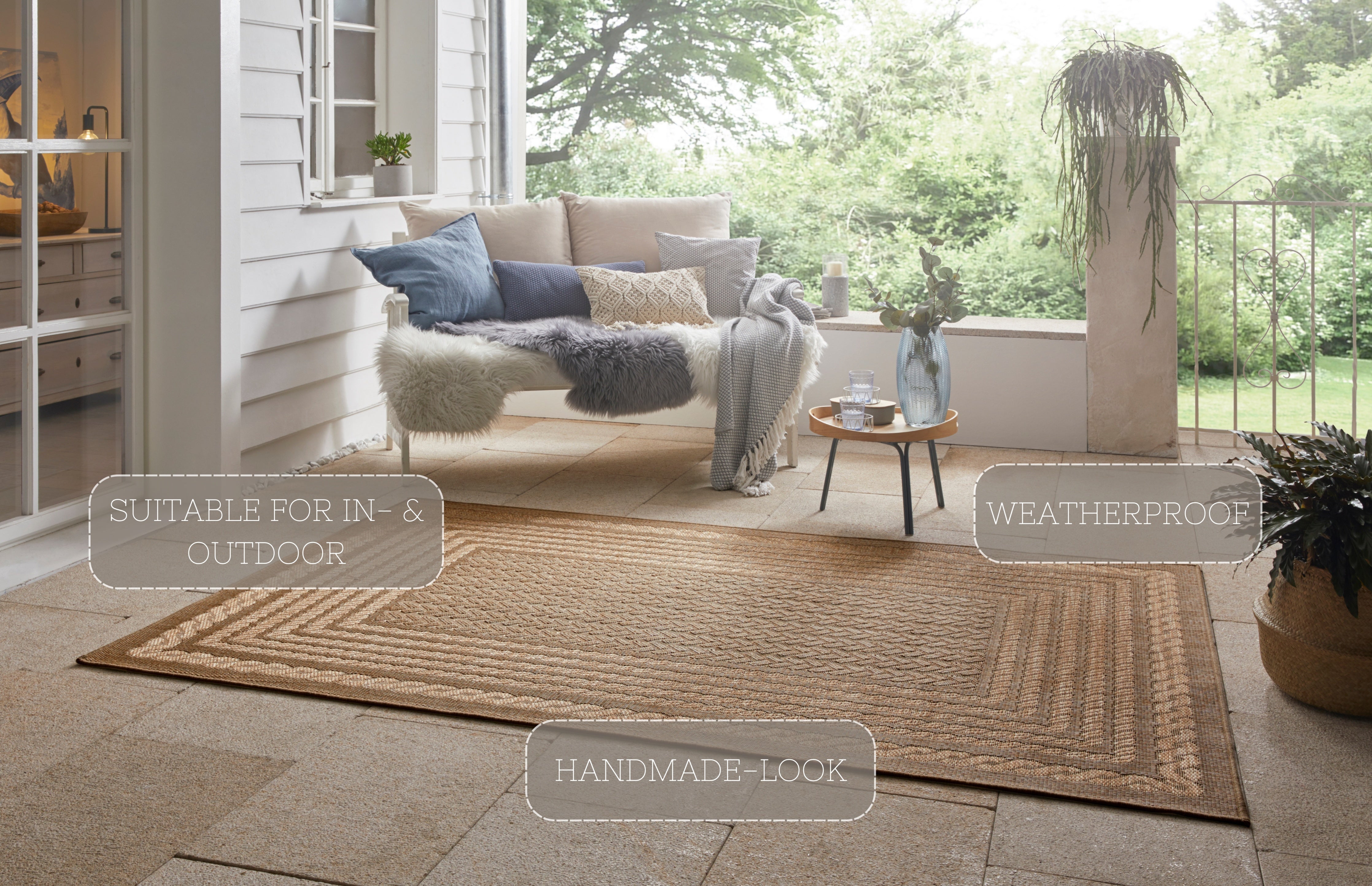 HANSE HOME FOREST TÆPPE, BEIGE-BRUN 103992