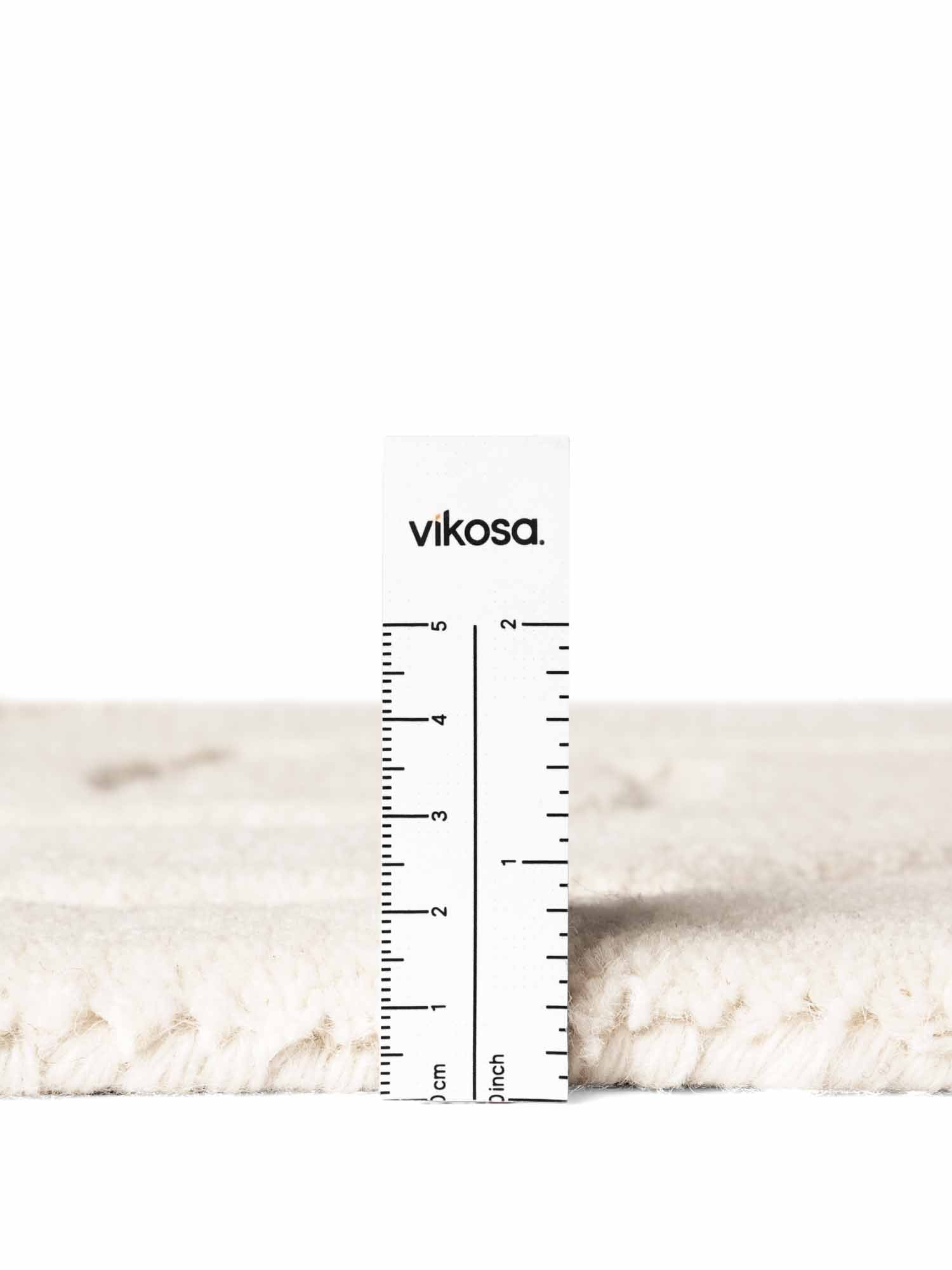 VIKOSA ARCURA ULDTÆPPE, ARCURA CREME-HVID