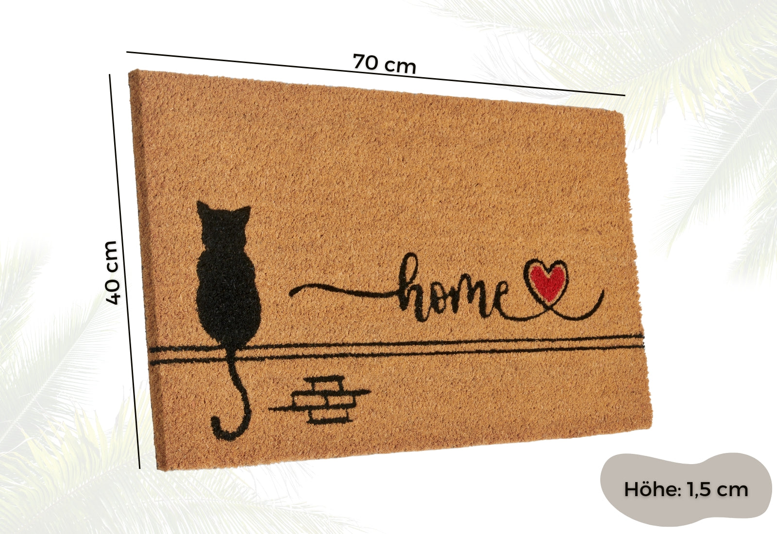DØRMÅTTE KOKOS - HOME CAT 106200