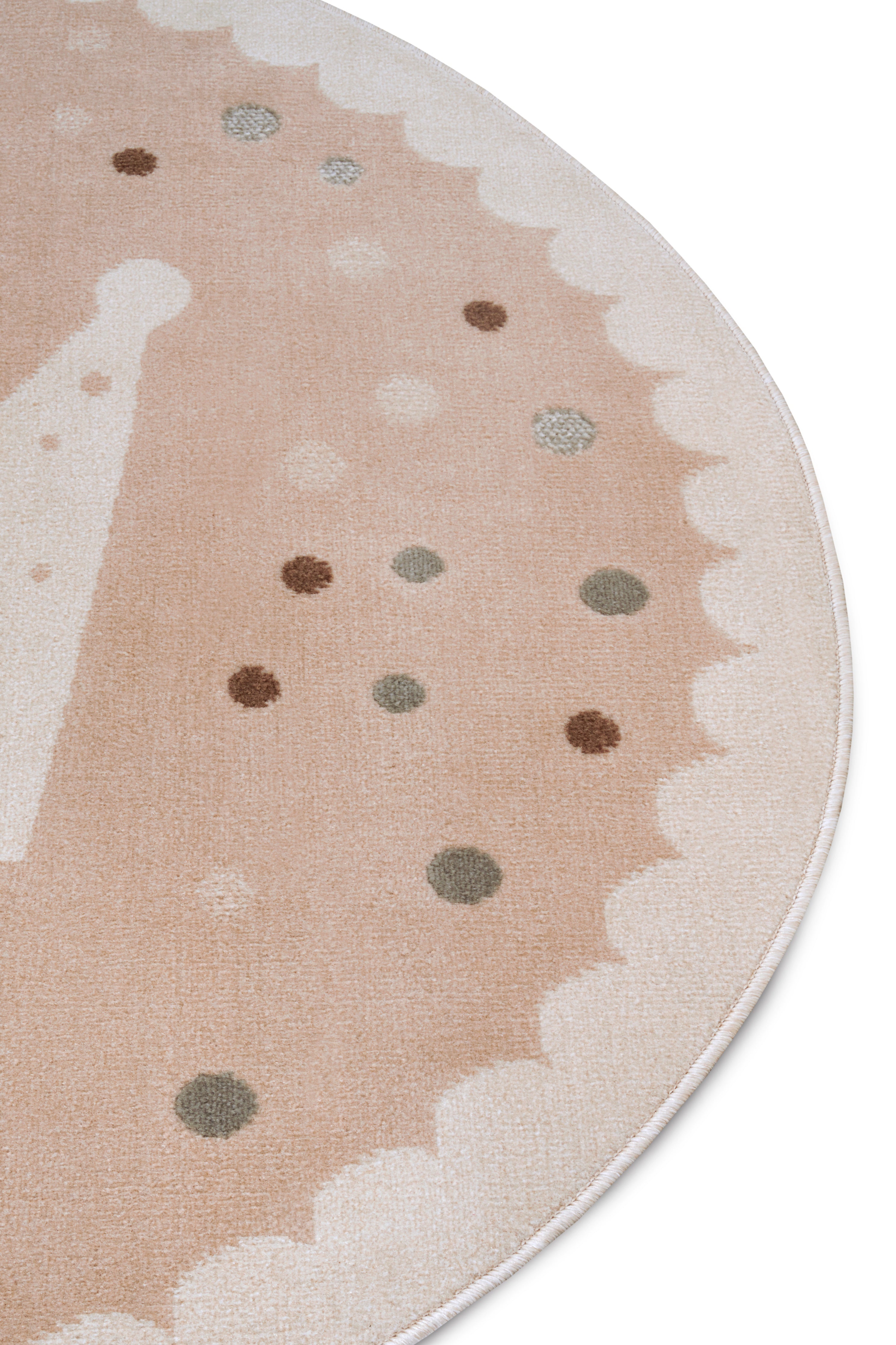 EVENTYR BØRNETÆPPE KRONE, CREMEFARVET-BEIGE 105971