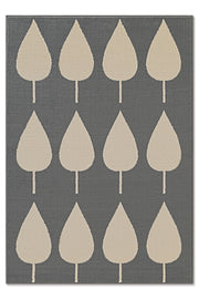 EVENTYR TÆPPE BLADE, BLÅ-CREME 106216