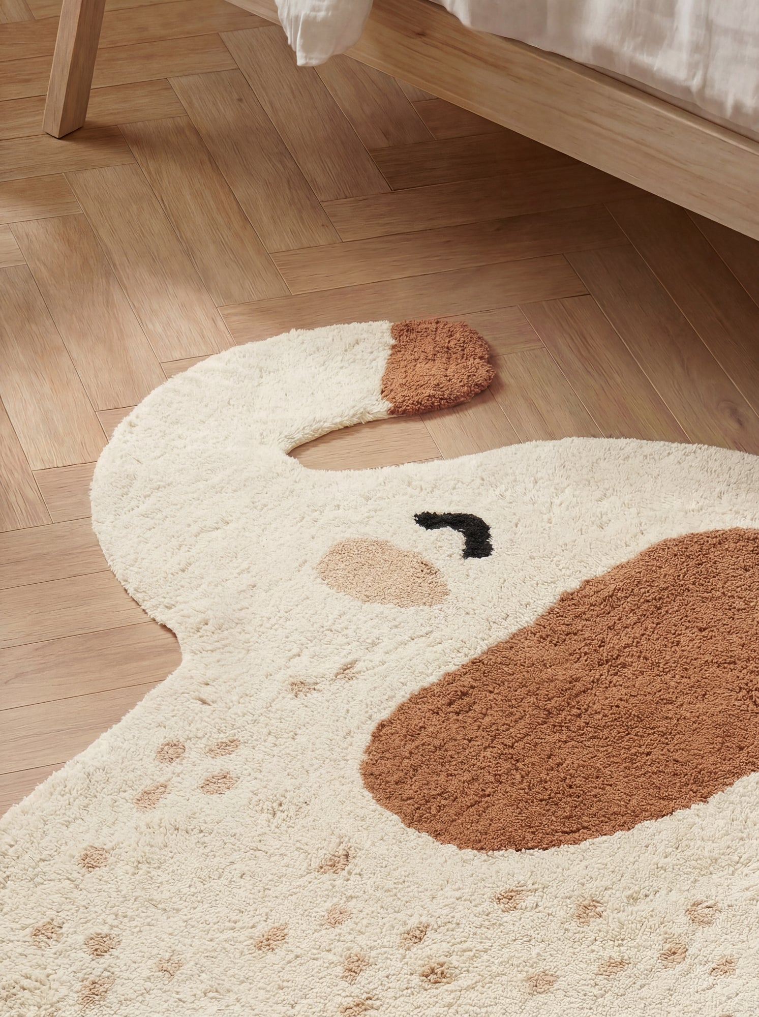 SNUGGLE BØRNETÆPPE, EMMI CREME MULTI